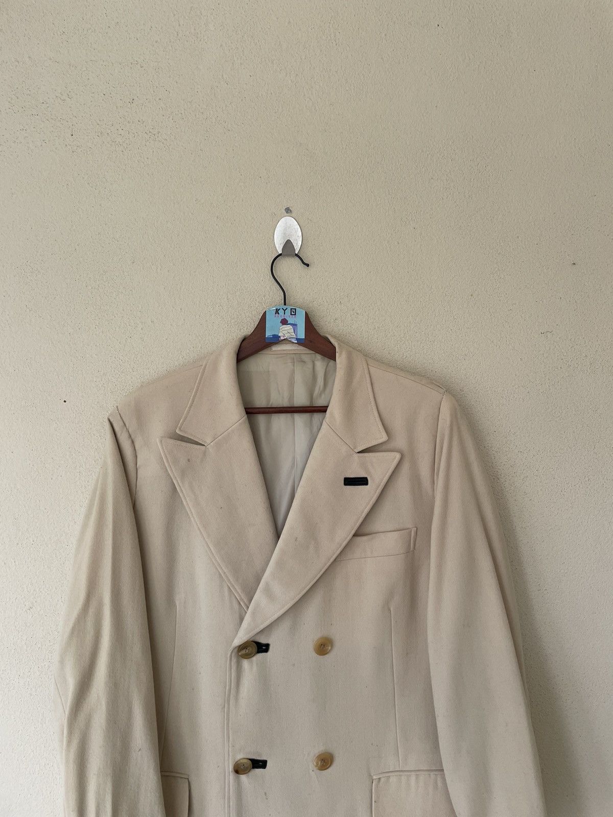 Yohji Yamamoto YS FOR MEN WOOL JACKET COAT Size US S / EU 44-46 / 1 - 4 Thumbnail