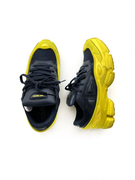 Adidas ozweego raf simons hot sale bright yellow night navy