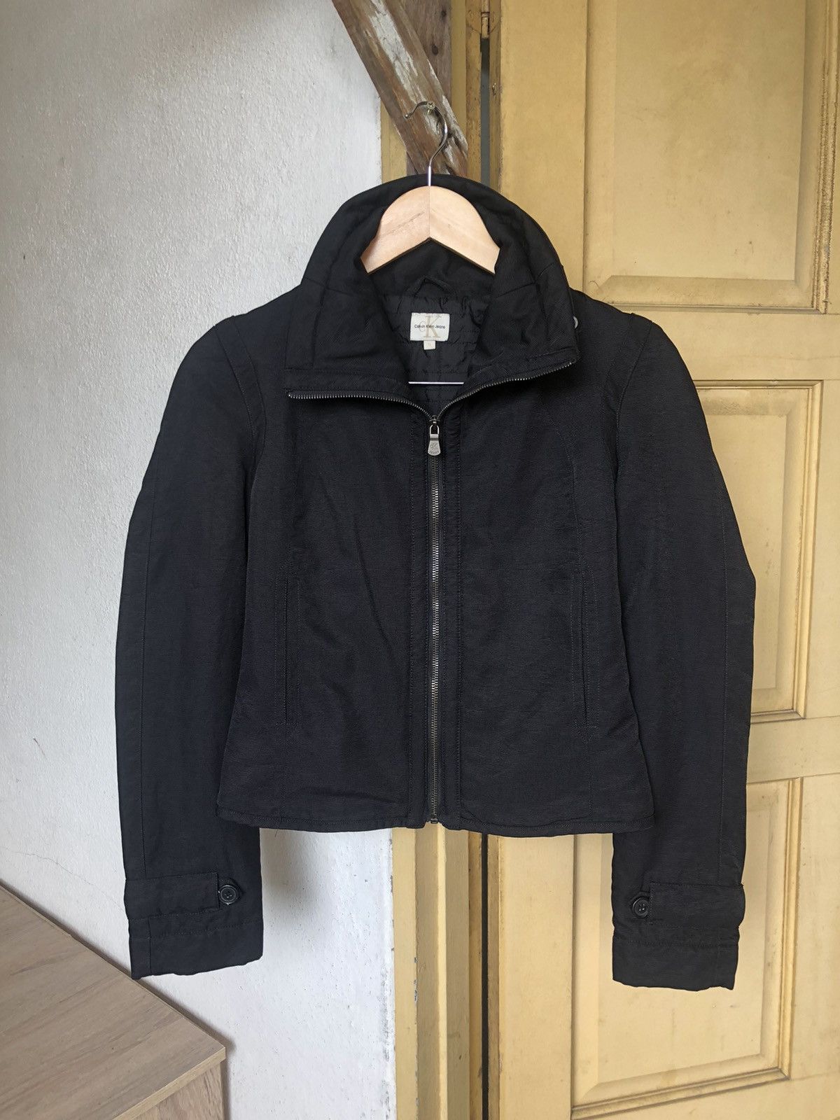 Calvin Klein Vintage Calvin Klein Jeans Biker Jacket Size S / US 4 / IT 40 - 17 Thumbnail