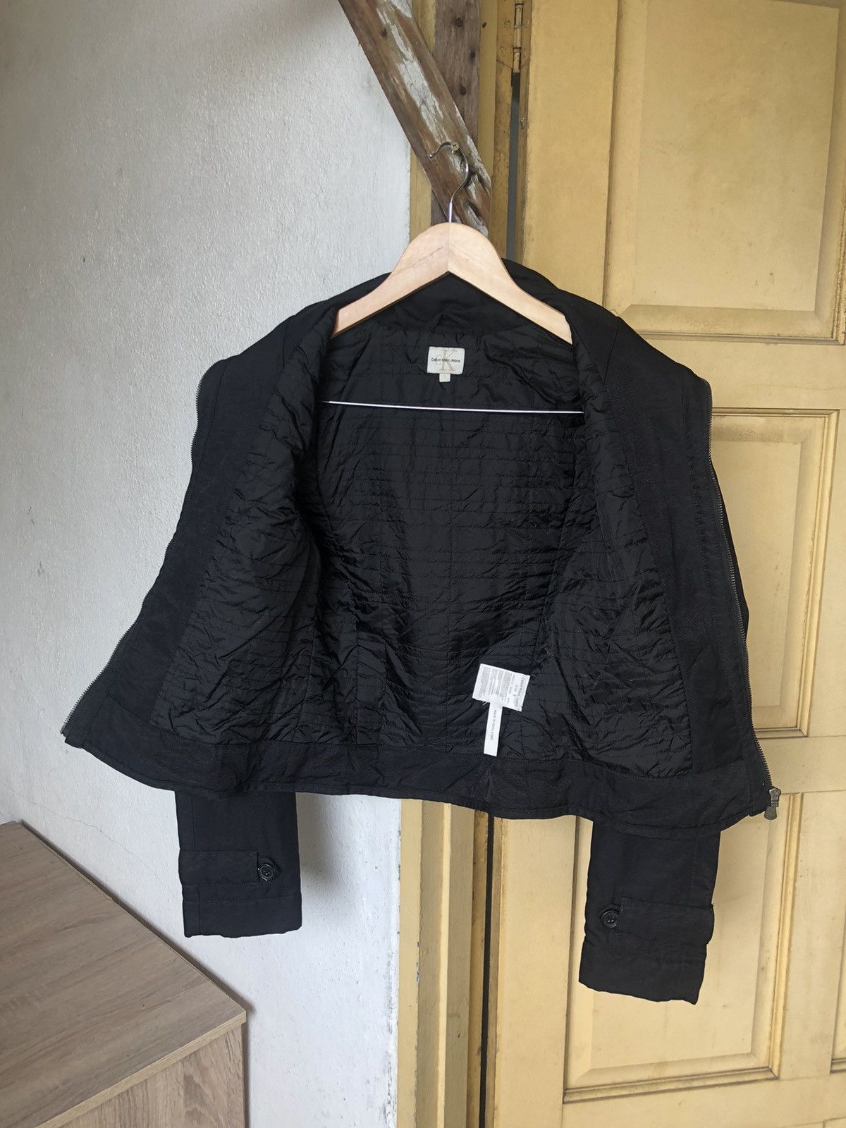 Calvin Klein Vintage Calvin Klein Jeans Biker Jacket Size S / US 4 / IT 40 - 15 Thumbnail