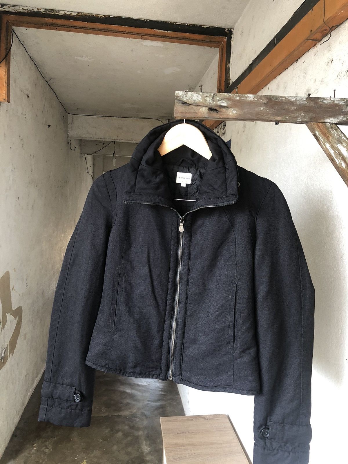 Calvin Klein Vintage Calvin Klein Jeans Biker Jacket Size S / US 4 / IT 40 - 12 Thumbnail