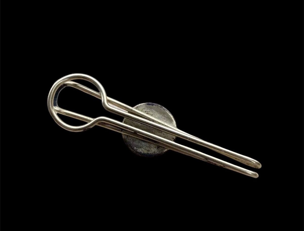 Vintage Horse Tie Clip Reverse Gold Crystal Bar Men’s Jewelry Size ONE SIZE - 7 Thumbnail