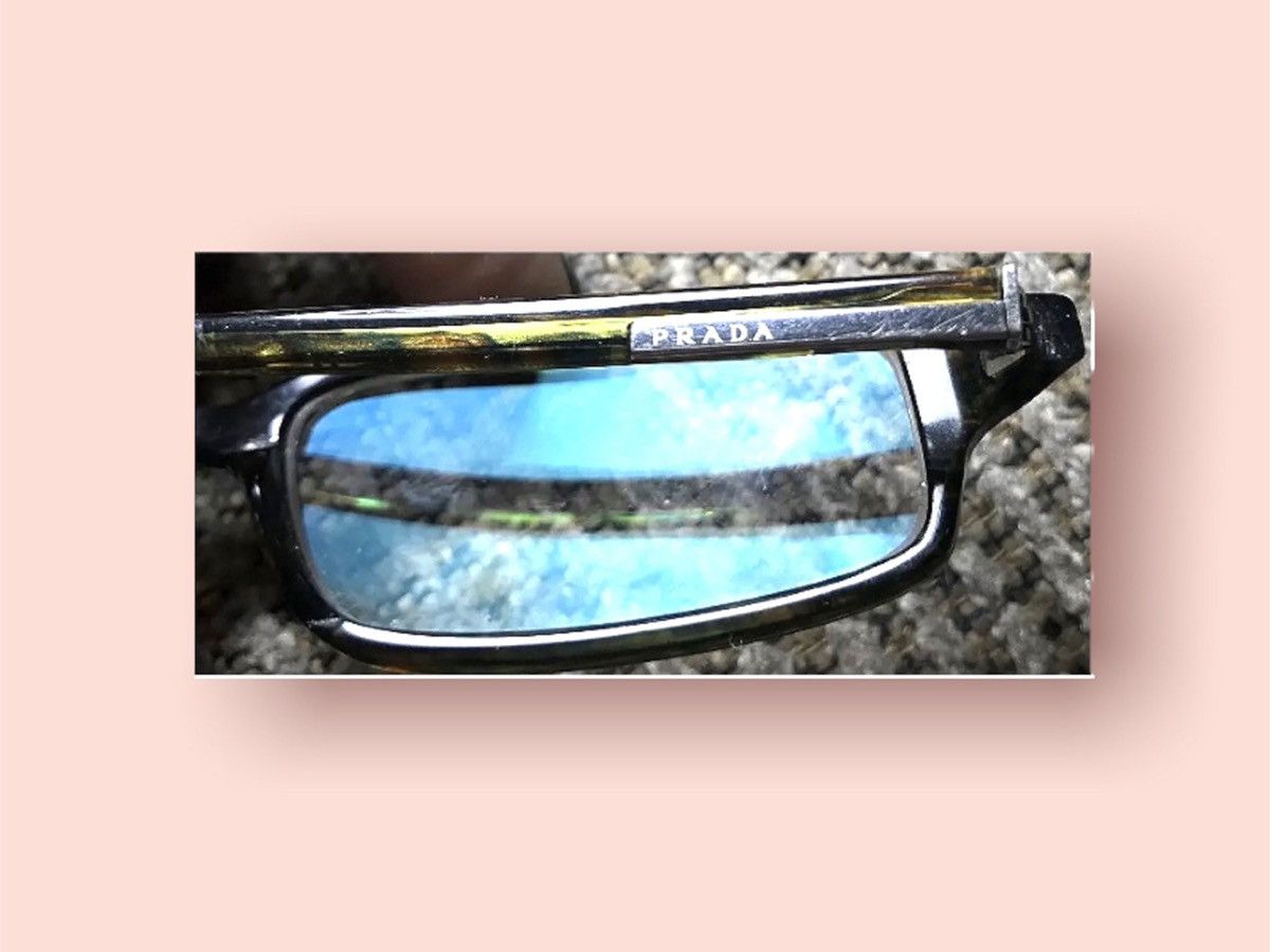 Prada Vintage Glasses Designer Eyeglass Frames + Case By Prada Size ONE SIZE - 6 Thumbnail
