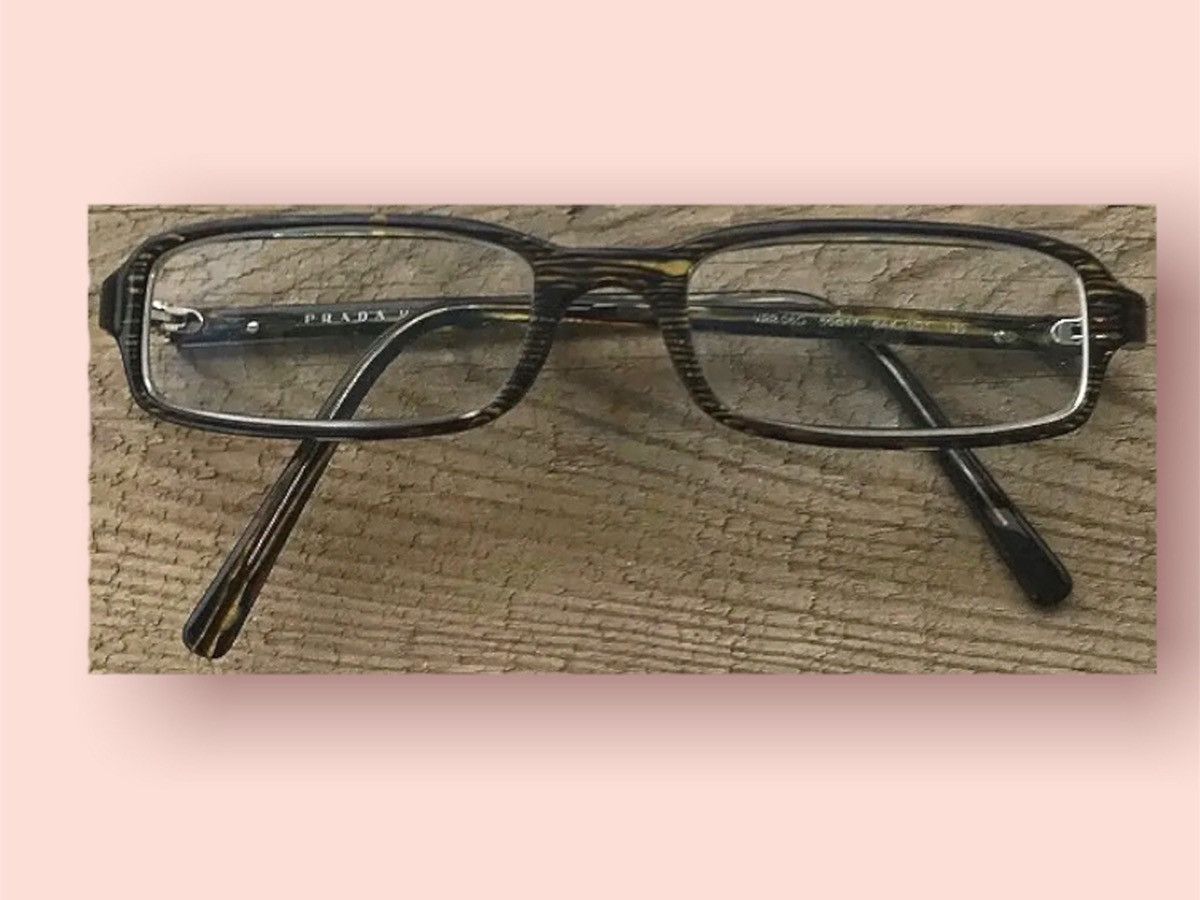 Prada Vintage Glasses Designer Eyeglass Frames + Case By Prada Size ONE SIZE - 1 Thumbnail