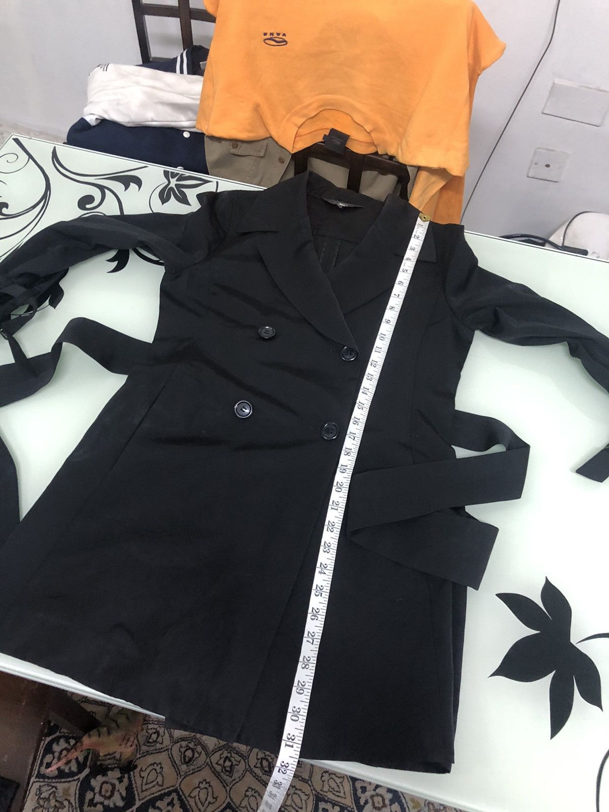 Yohji Yamamoto Yohji Yamamoto INED Japan Minimalist Trench Jacket Womens Size S / US 4 / IT 40 - 21 Thumbnail