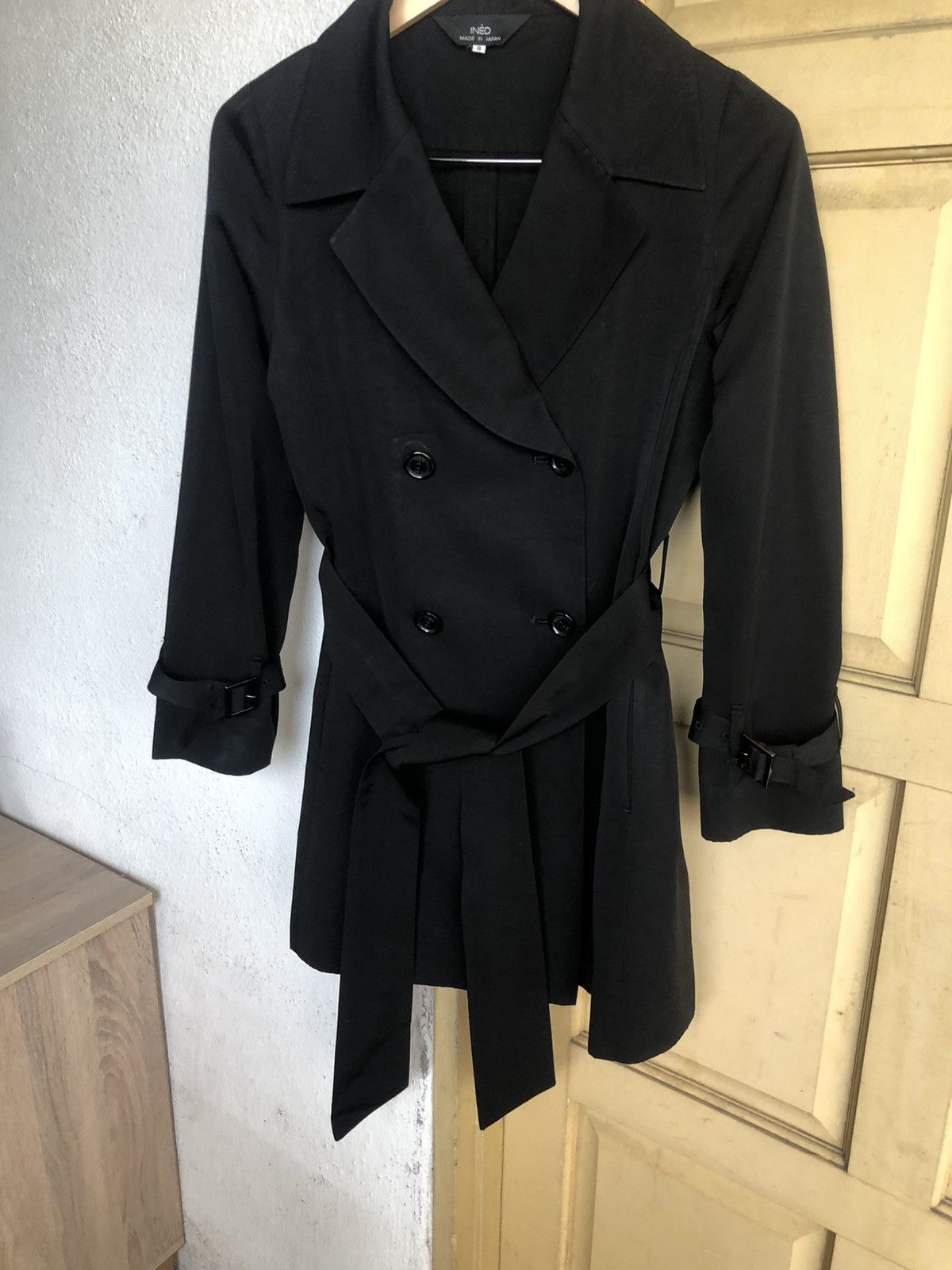 Yohji Yamamoto Yohji Yamamoto INED Japan Minimalist Trench Jacket Womens Size S / US 4 / IT 40 - 3 Thumbnail
