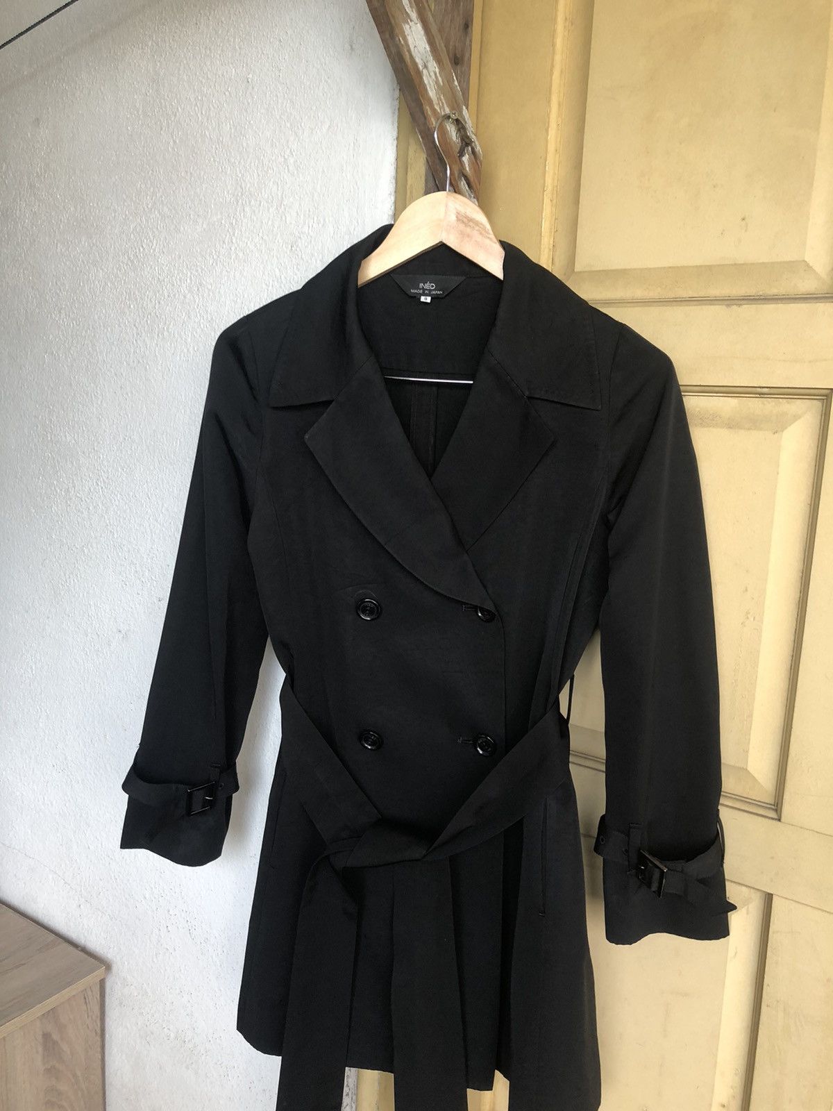 Yohji Yamamoto Yohji Yamamoto INED Japan Minimalist Trench Jacket Womens Size S / US 4 / IT 40 - 2 Thumbnail
