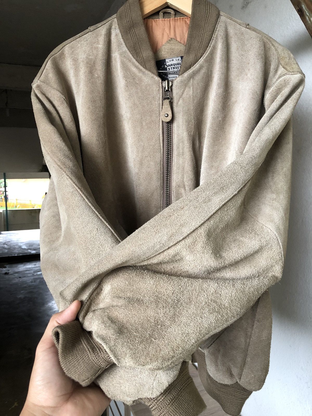 Japanese Brand ❗️Vtg Product by Italy Marquees Street Suede Leather Jacket Size US L / EU 52-54 / 3 - 14 Thumbnail