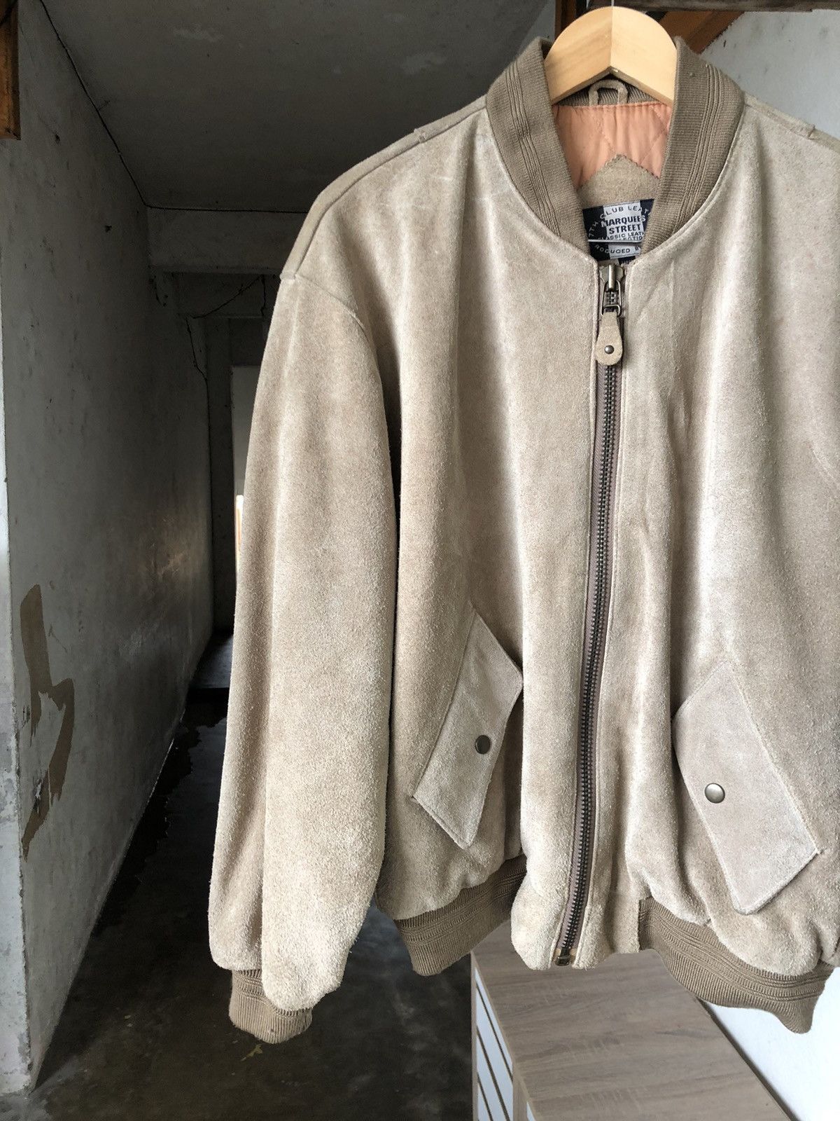 Japanese Brand ❗️Vtg Product by Italy Marquees Street Suede Leather Jacket Size US L / EU 52-54 / 3 - 5 Thumbnail