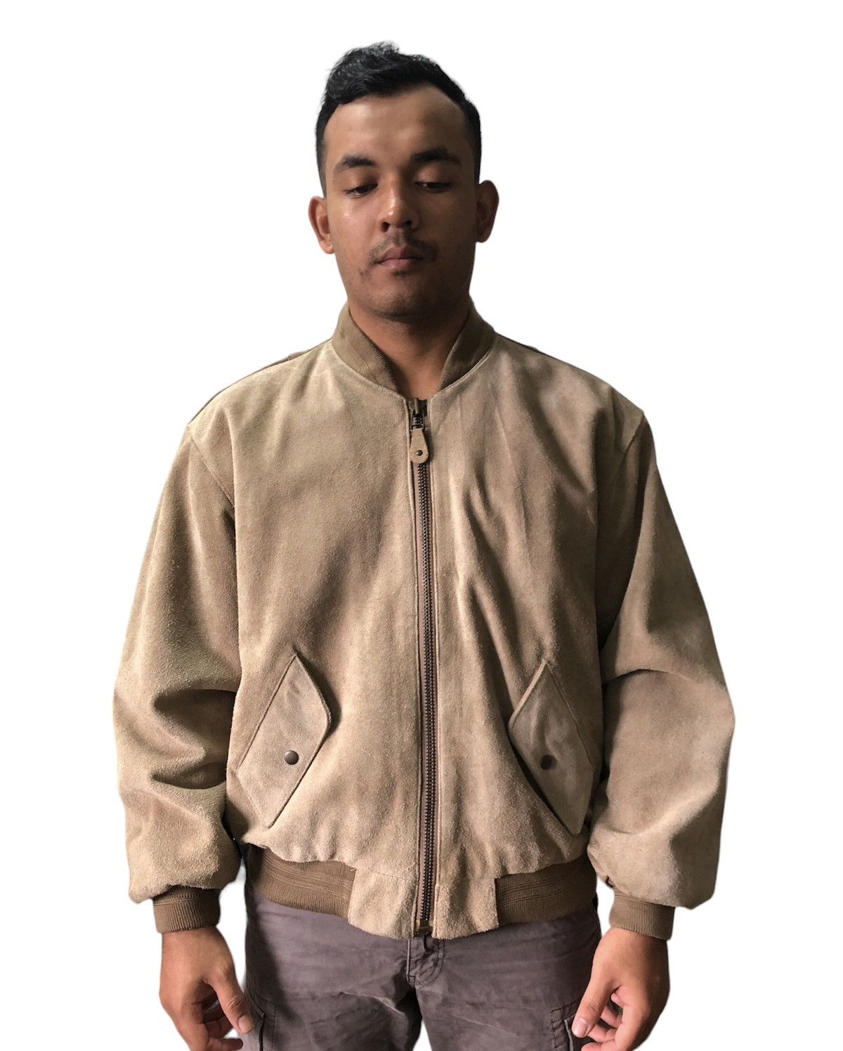 Japanese Brand ❗️Vtg Product by Italy Marquees Street Suede Leather Jacket Size US L / EU 52-54 / 3 - 9 Thumbnail