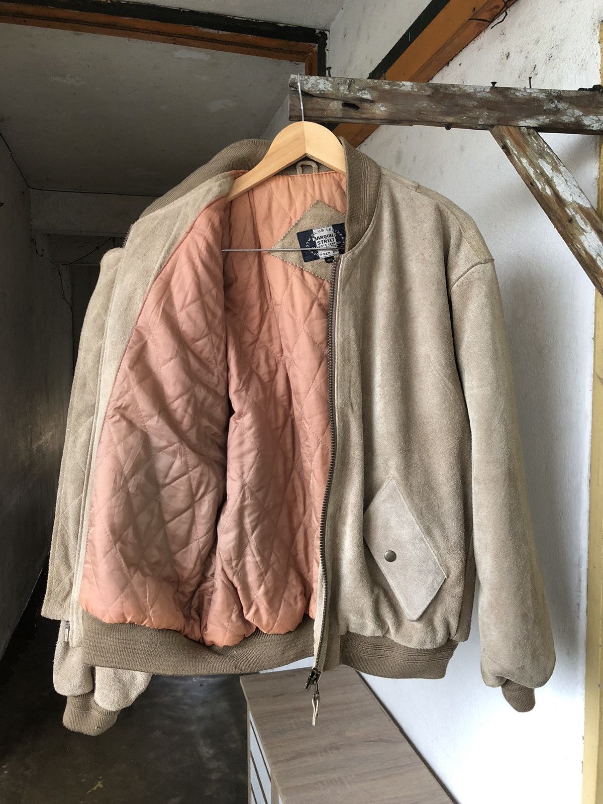 Japanese Brand ❗️Vtg Product by Italy Marquees Street Suede Leather Jacket Size US L / EU 52-54 / 3 - 6 Thumbnail