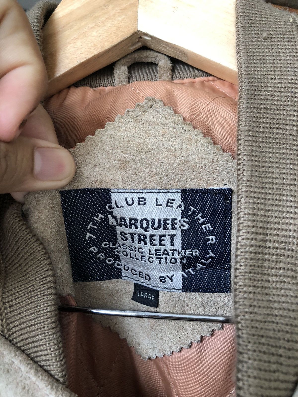 Japanese Brand ❗️Vtg Product by Italy Marquees Street Suede Leather Jacket Size US L / EU 52-54 / 3 - 17 Thumbnail