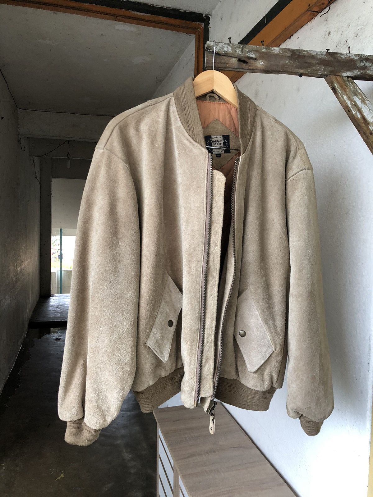 Japanese Brand ❗️Vtg Product by Italy Marquees Street Suede Leather Jacket Size US L / EU 52-54 / 3 - 4 Thumbnail