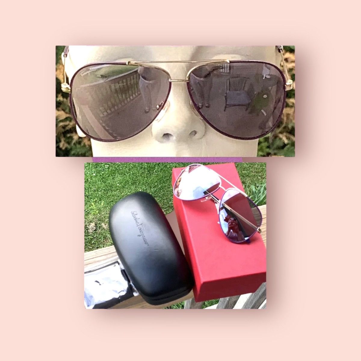 Salvatore Ferragamo Salvatore Ferragamo Sunglasses Designer Women’s + Case Size ONE SIZE - 6 Thumbnail
