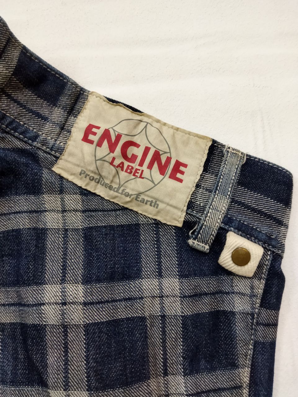 Japanese Brand Japanese Engine Label Checkered Jeans Size US 32 / EU 48 - 7 Thumbnail