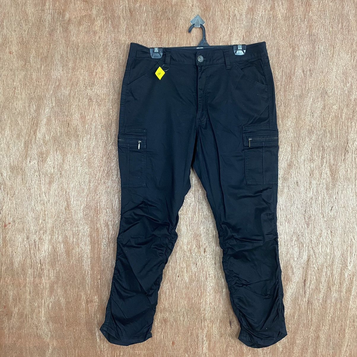Japanese Brand D Japan spring Black Multipocket Cargo Pants #1952 Size US 31 - 1 Thumbnail