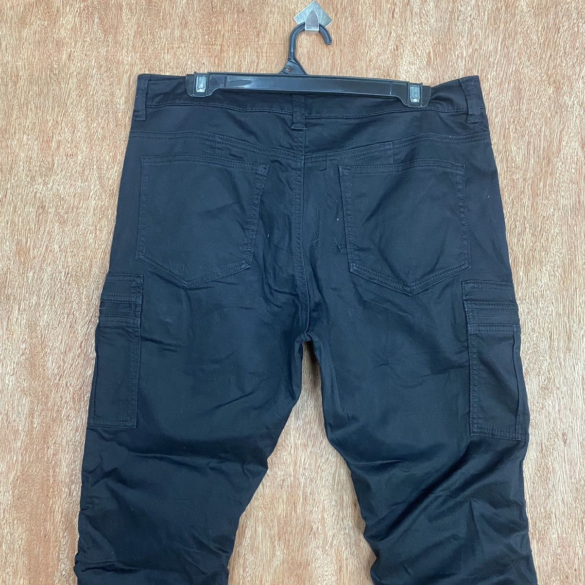 Japanese Brand D Japan spring Black Multipocket Cargo Pants #1952 Size US 31 - 10 Thumbnail