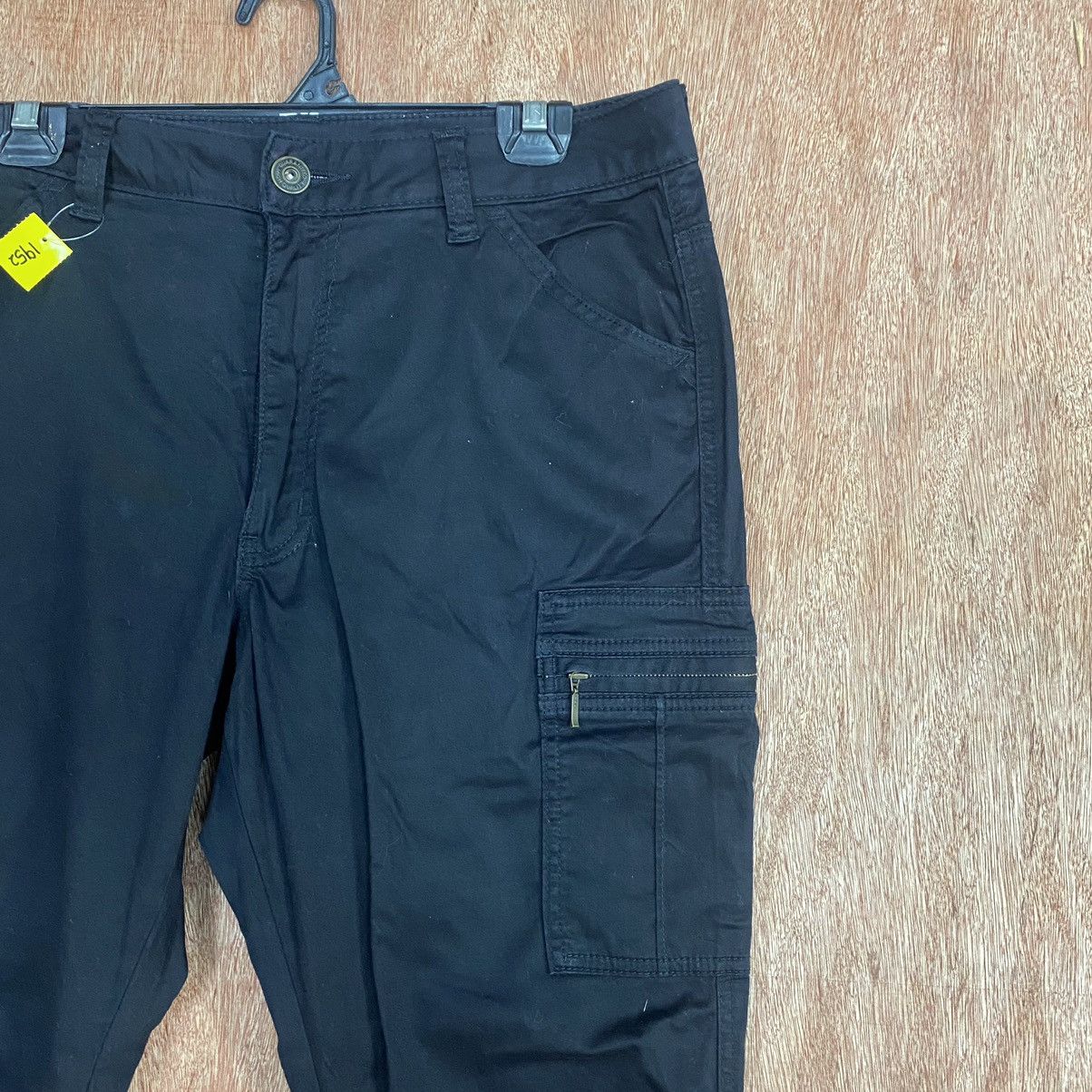 Japanese Brand D Japan spring Black Multipocket Cargo Pants #1952 Size US 31 - 4 Thumbnail