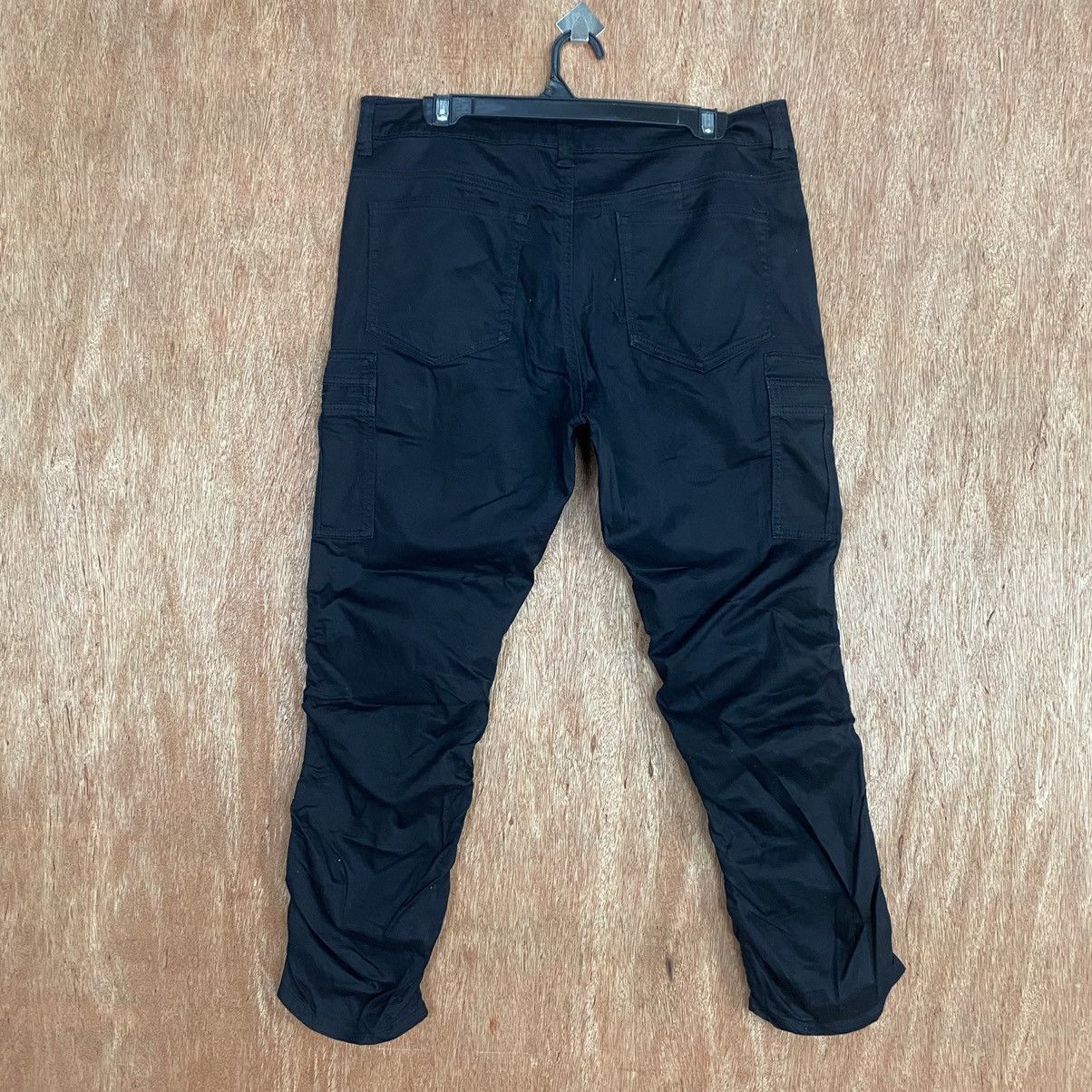 Japanese Brand D Japan spring Black Multipocket Cargo Pants #1952 Size US 31 - 9 Thumbnail