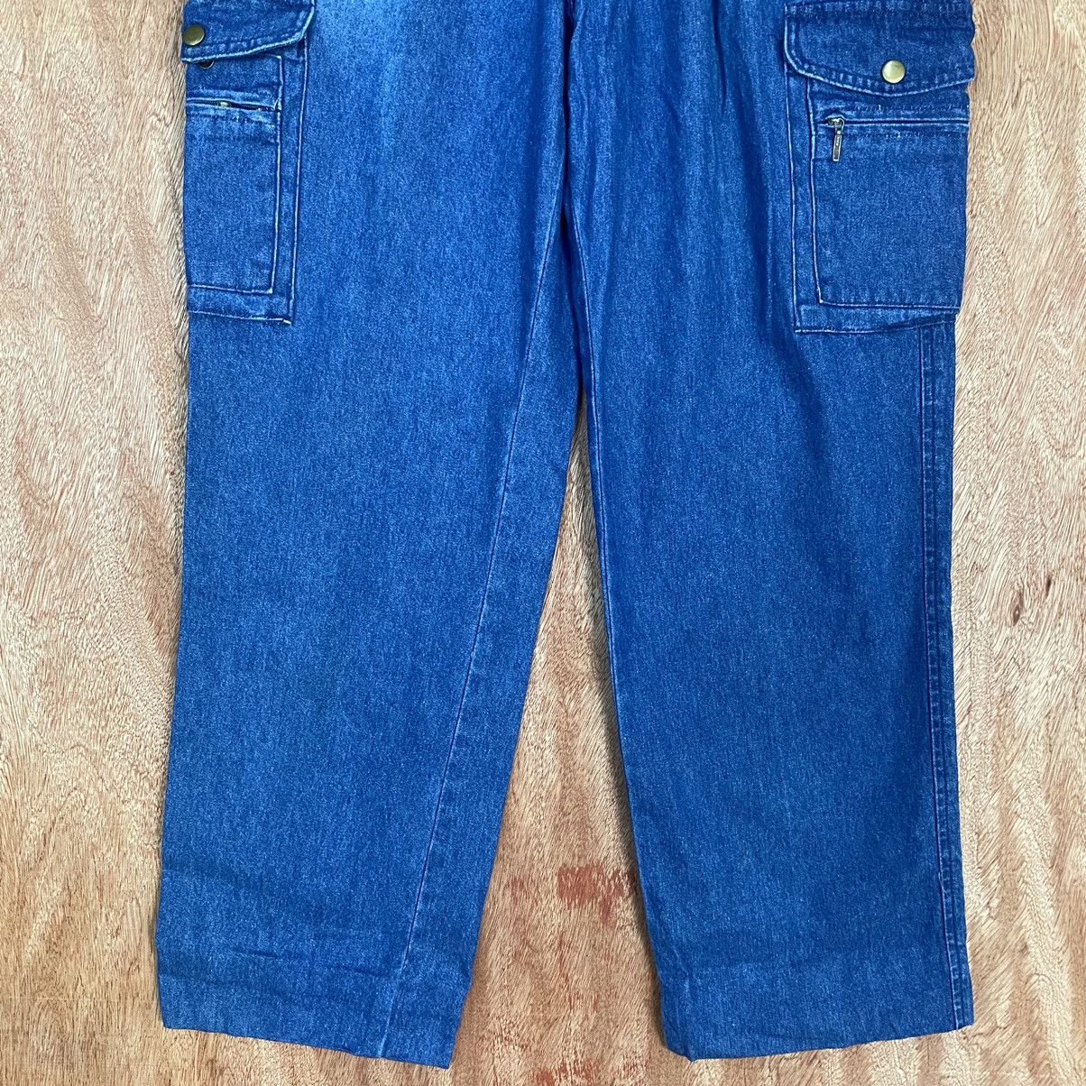 Japanese Brand DL Painters Workers Multipocket Cargo Pants #1961 Size US 31 - 3 Thumbnail