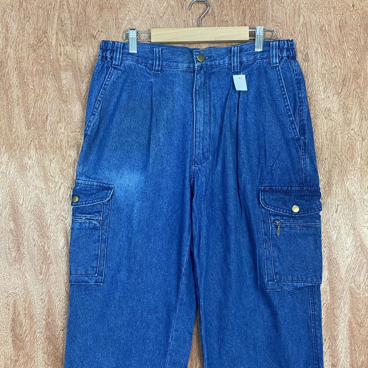 Japanese Brand DL Painters Workers Multipocket Cargo Pants #1961 Size US 31 - 2 Thumbnail