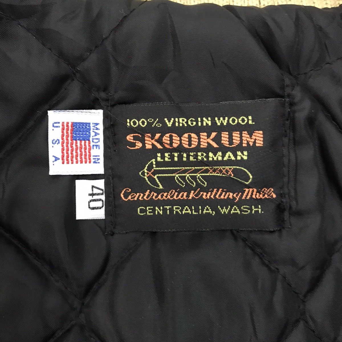 Skookum Skookum Letterman Centralia Knitting Mills Varsity Jacket Size US S / EU 44-46 / 1 - 21 Thumbnail