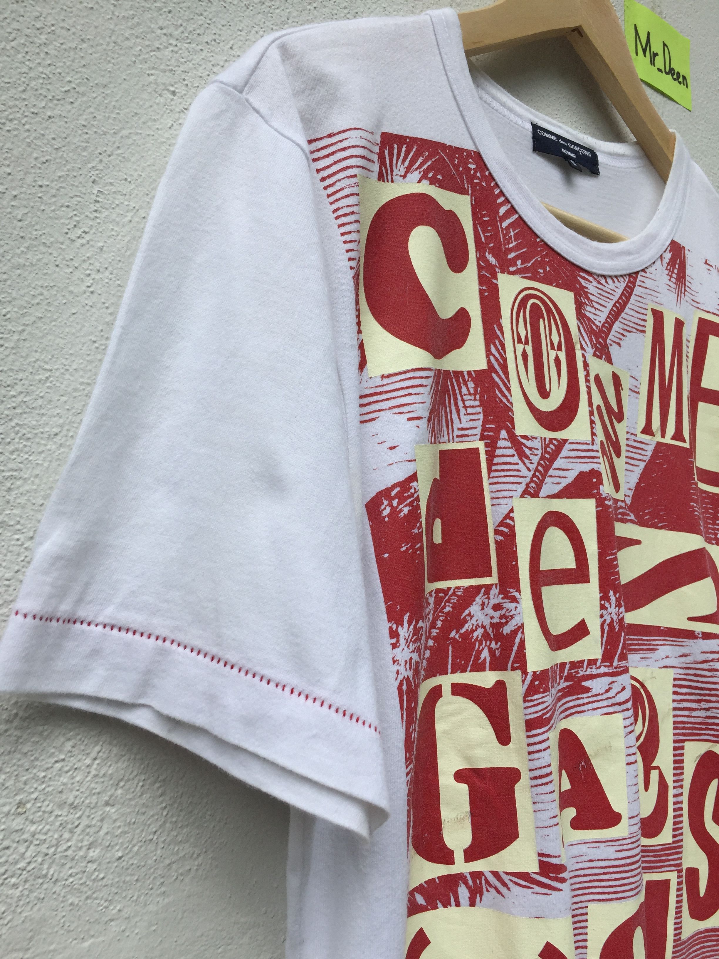 Comme des Garcons Comme des Garcons Homme Spell out Mens Tee Size US S / EU 44-46 / 1 - 7 Thumbnail