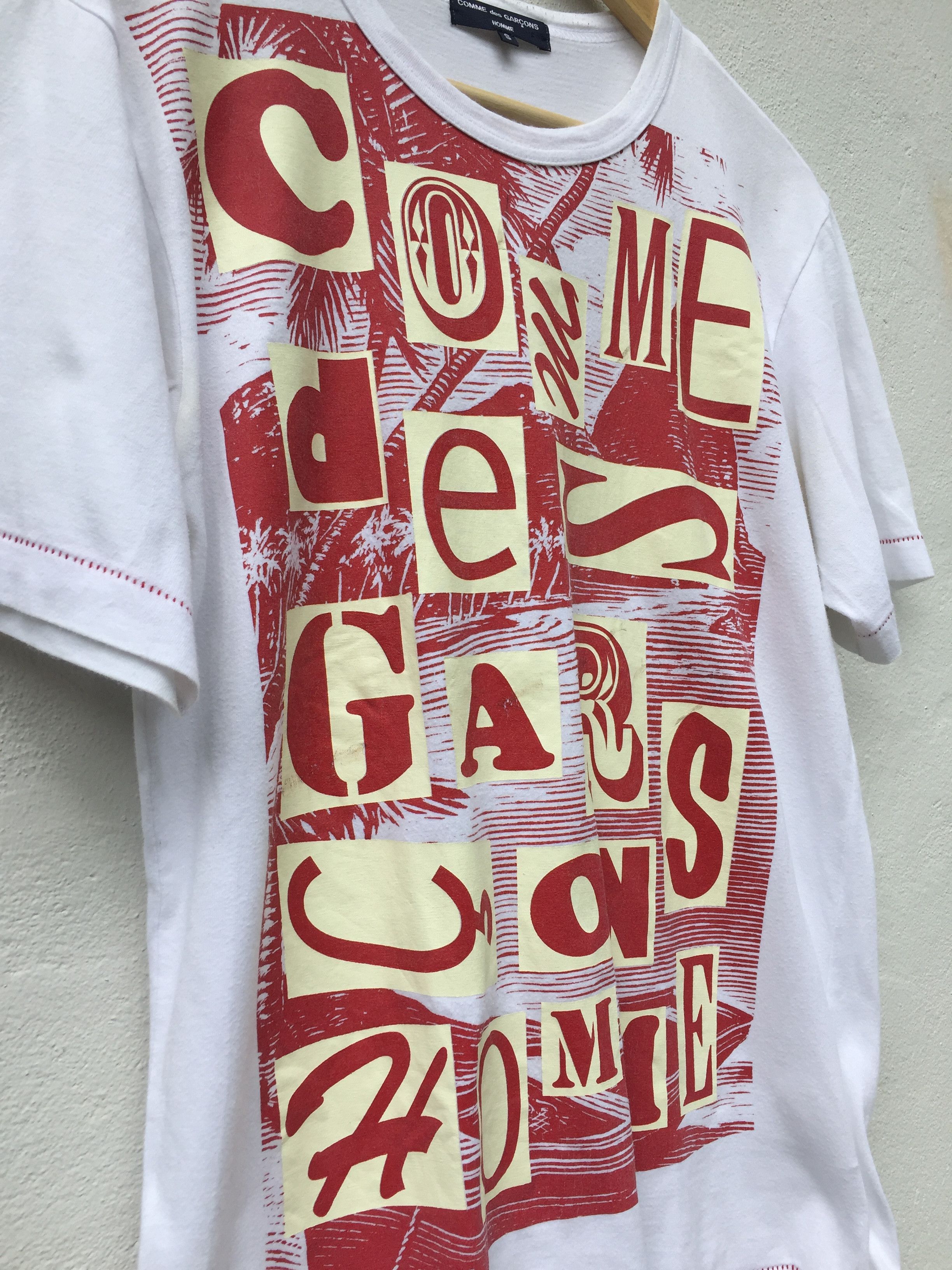 Comme des Garcons Comme des Garcons Homme Spell out Mens Tee Size US S / EU 44-46 / 1 - 5 Thumbnail