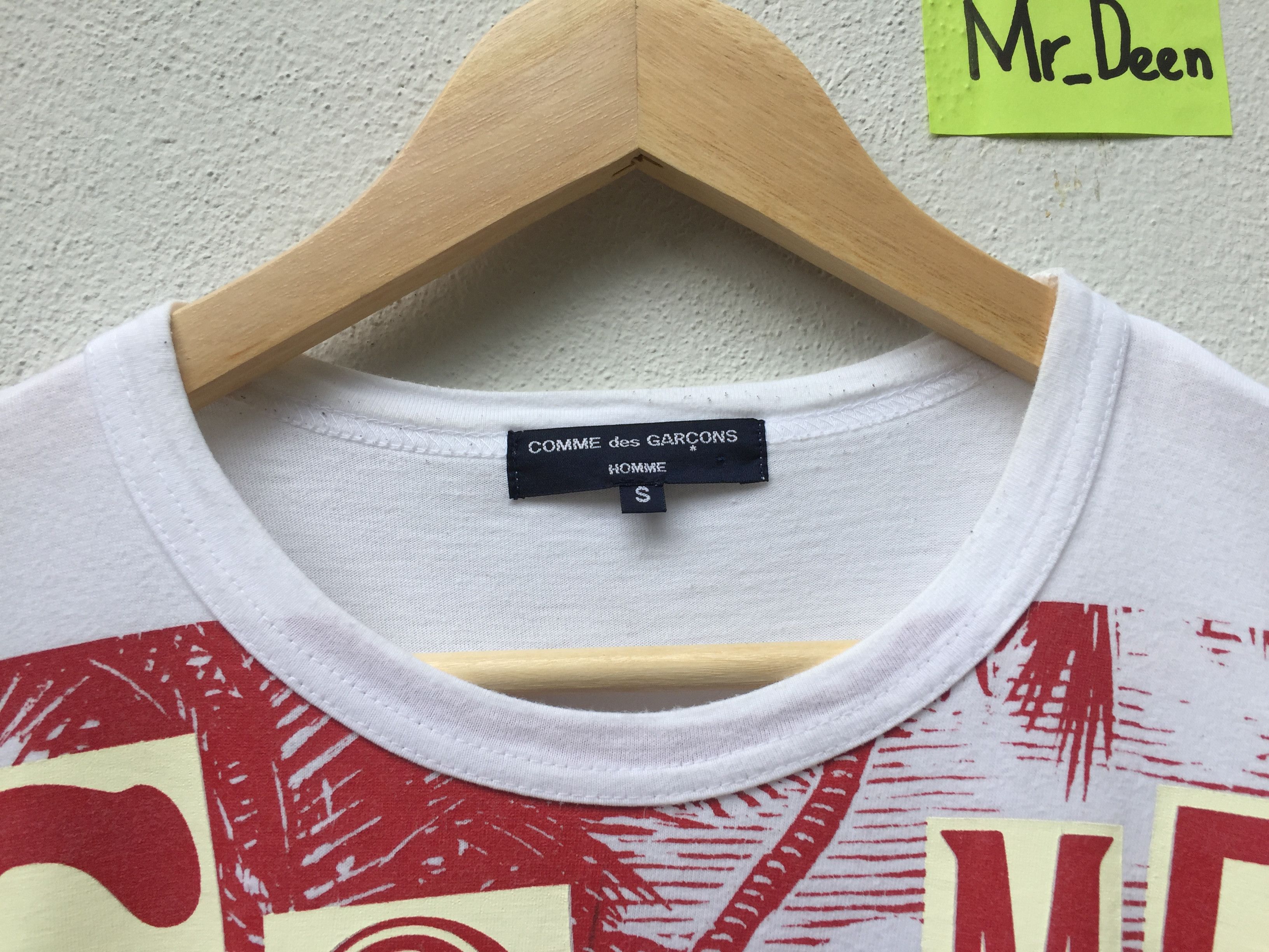 Comme des Garcons Comme des Garcons Homme Spell out Mens Tee Size US S / EU 44-46 / 1 - 8 Thumbnail
