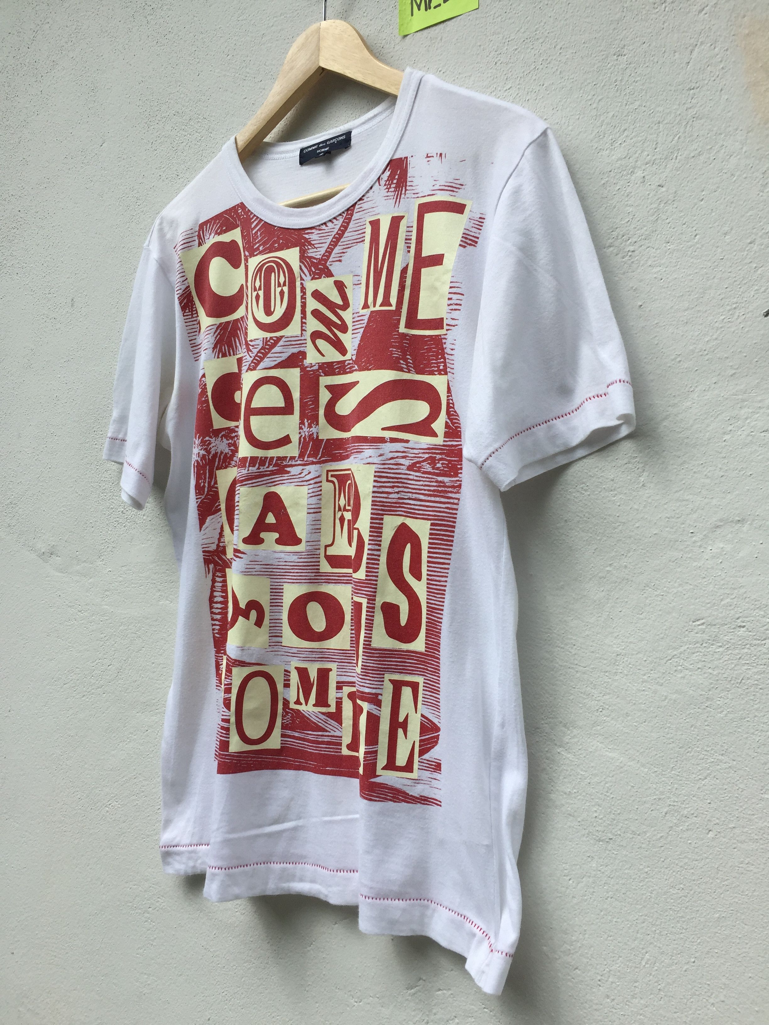 Comme des Garcons Comme des Garcons Homme Spell out Mens Tee Size US S / EU 44-46 / 1 - 3 Thumbnail
