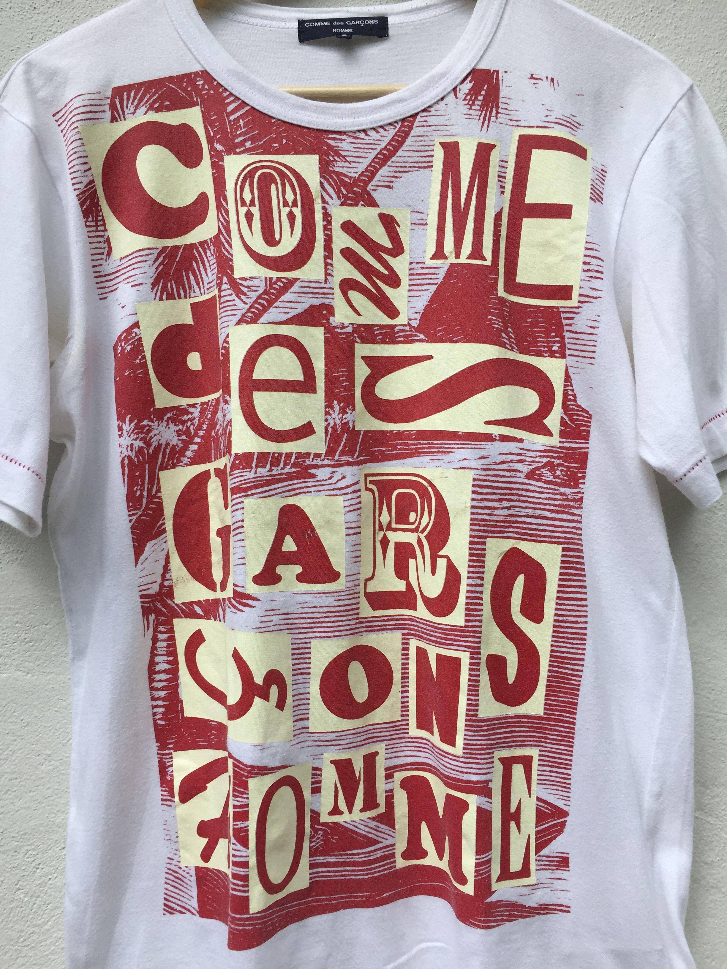 Comme des Garcons Comme des Garcons Homme Spell out Mens Tee Size US S / EU 44-46 / 1 - 4 Thumbnail