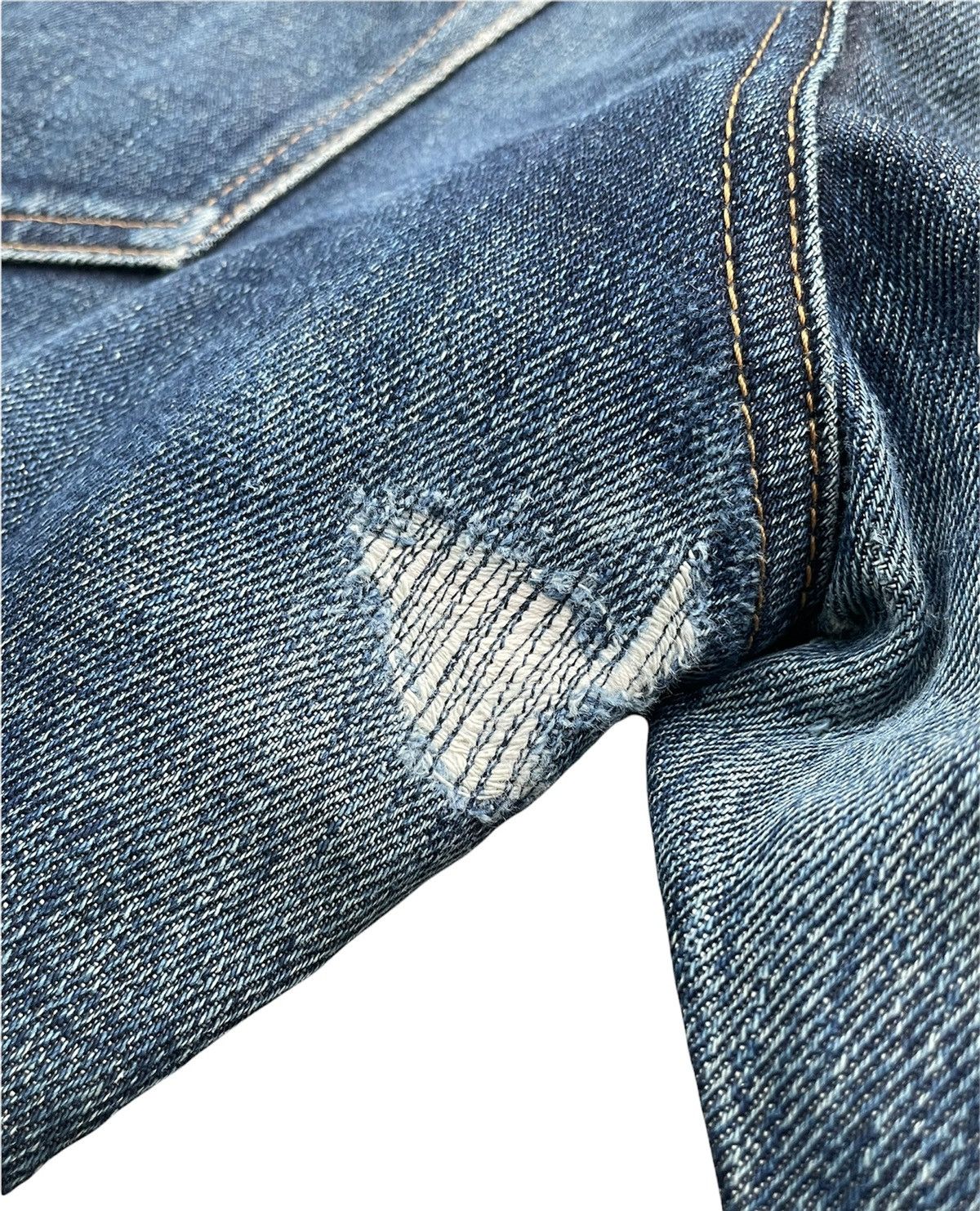Denime × Japanese Brand × Vintage Vintage Denime Orizzonti Goldline Selvedge Denim Size US 32 / EU 48 - 11 Thumbnail