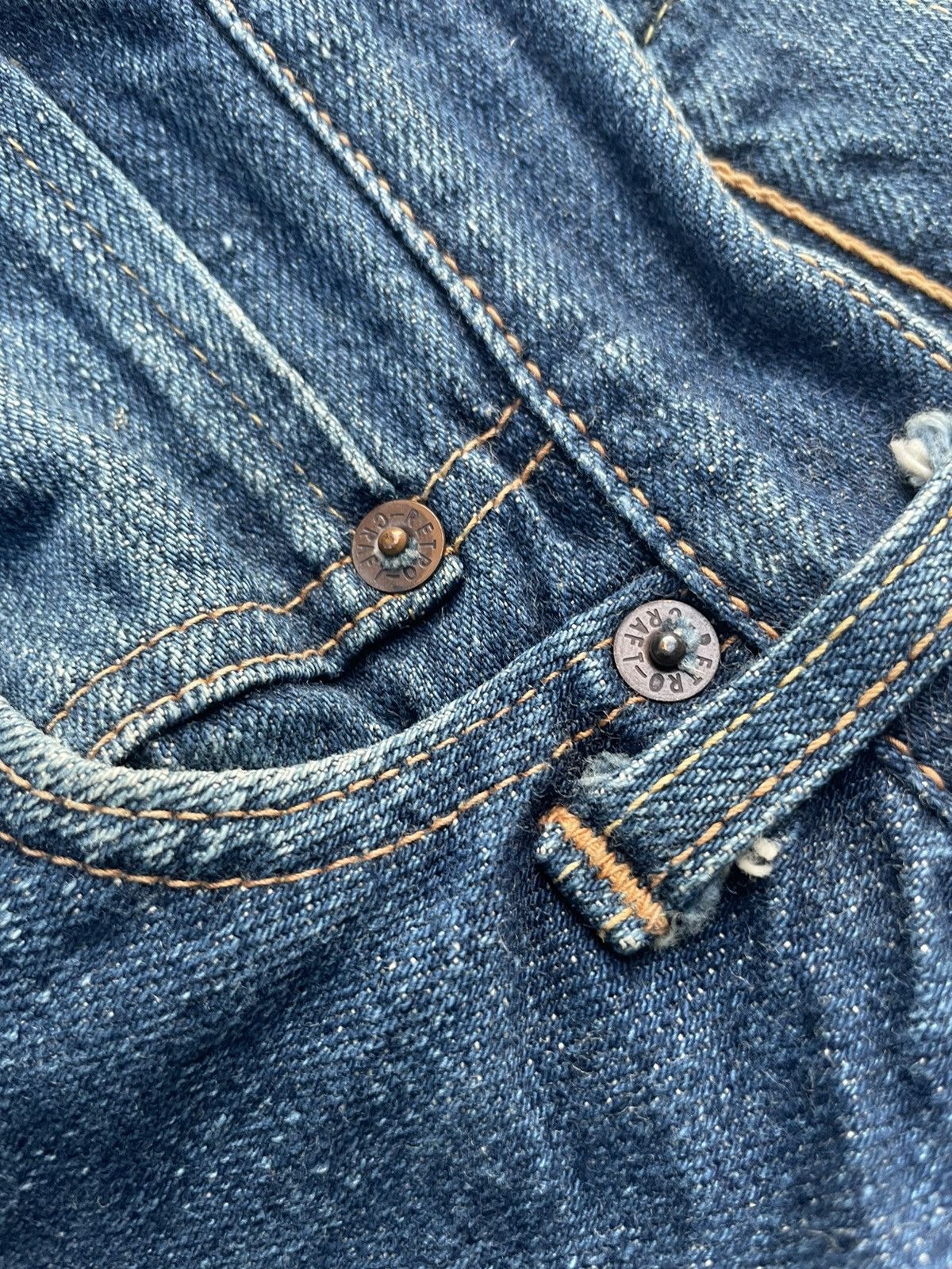 Japanese Brand × Vintage Vintage Retro Craft Selvedge Denim Size US 32 / EU 48 - 17 Thumbnail