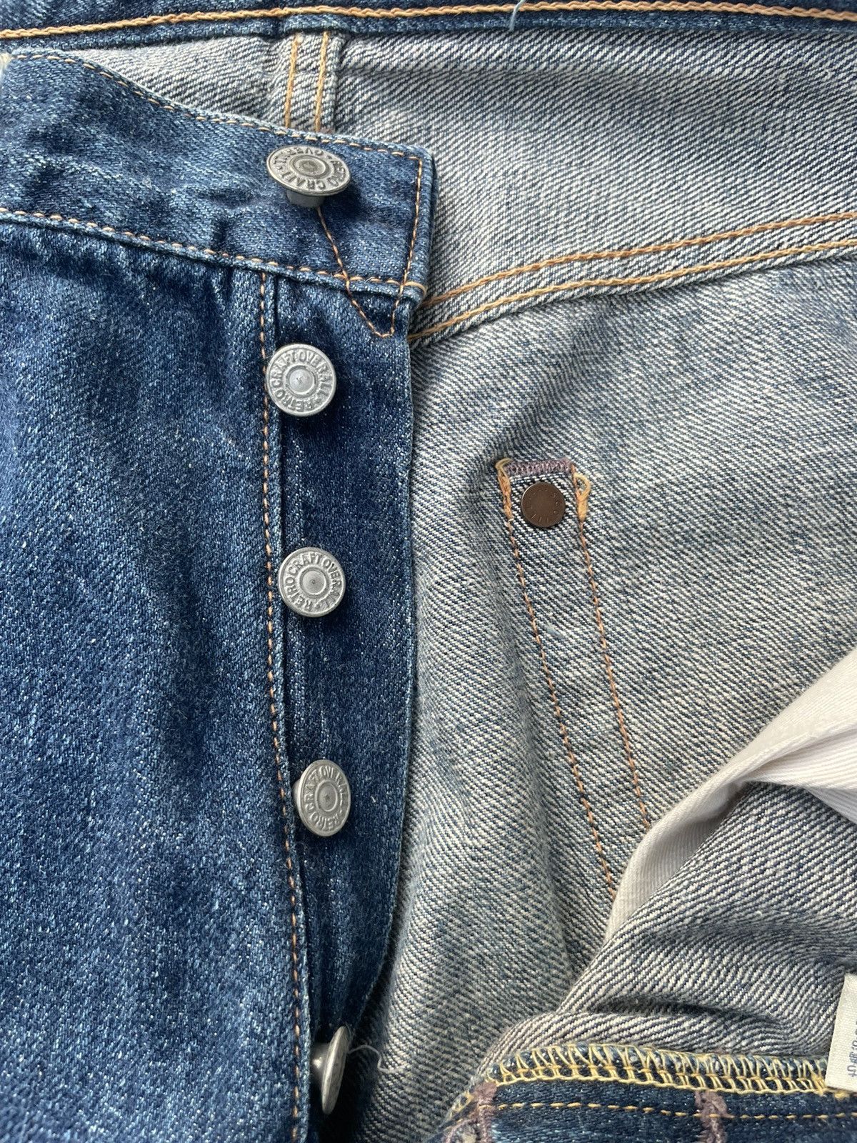 Japanese Brand × Vintage Vintage Retro Craft Selvedge Denim Size US 32 / EU 48 - 19 Thumbnail