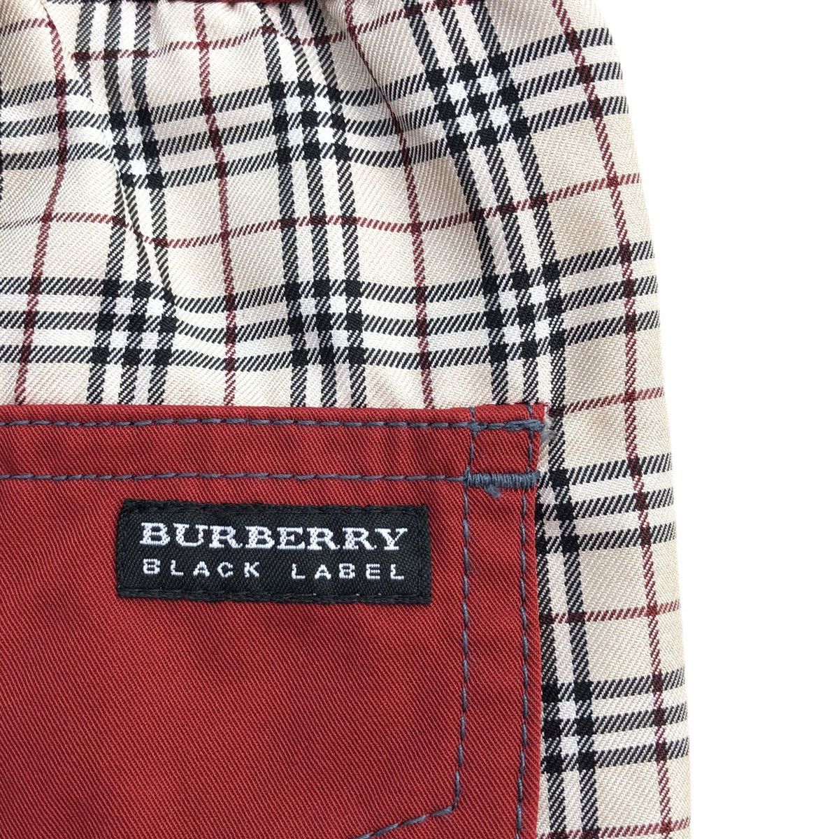 Burberry Burberry Black Label Red Novacheck Swim Shorts Pant Size US 32 / EU 48 - 8 Thumbnail