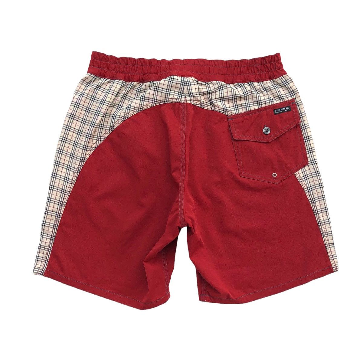 Burberry Burberry Black Label Red Novacheck Swim Shorts Pant Size US 32 / EU 48 - 6 Thumbnail