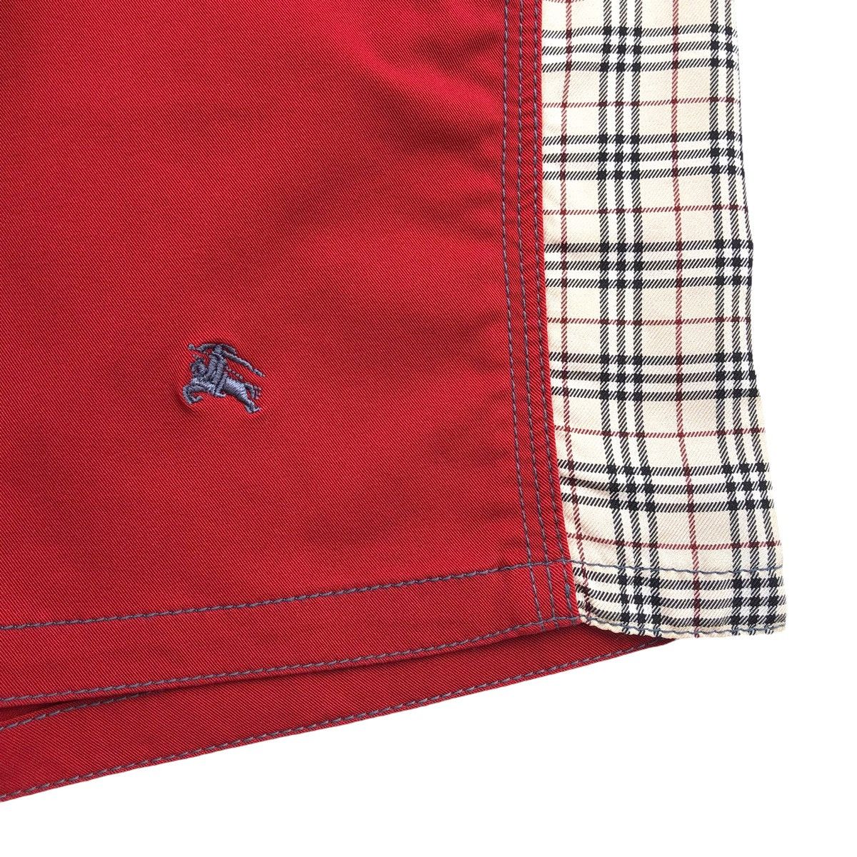 Burberry Burberry Black Label Red Novacheck Swim Shorts Pant Size US 32 / EU 48 - 4 Thumbnail