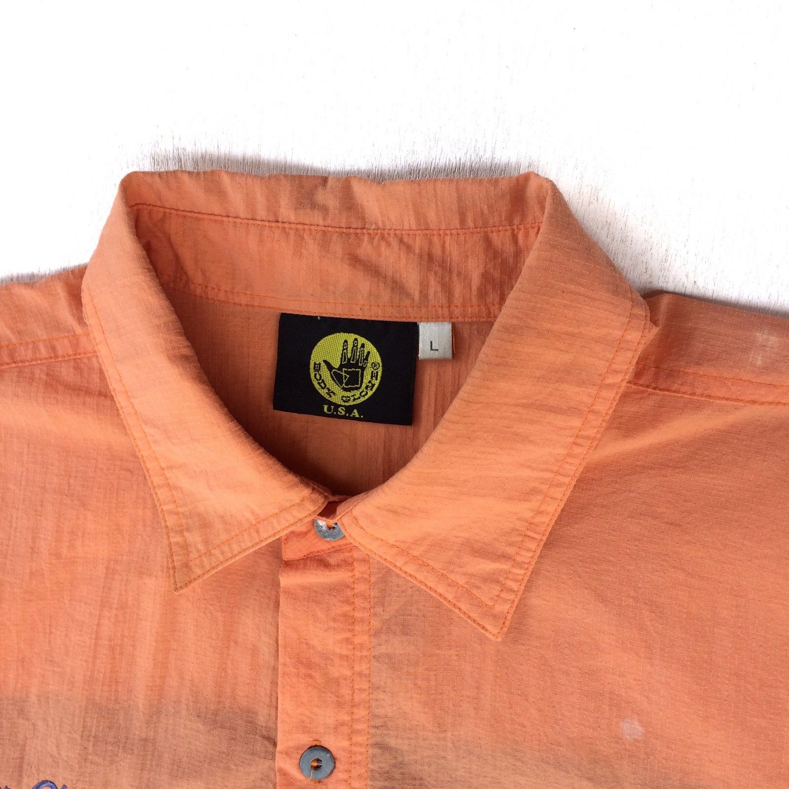 Body Glove Vintage Body Glove Spell Out Oversized Shirt Button Up Size US L / EU 52-54 / 3 - 3 Thumbnail