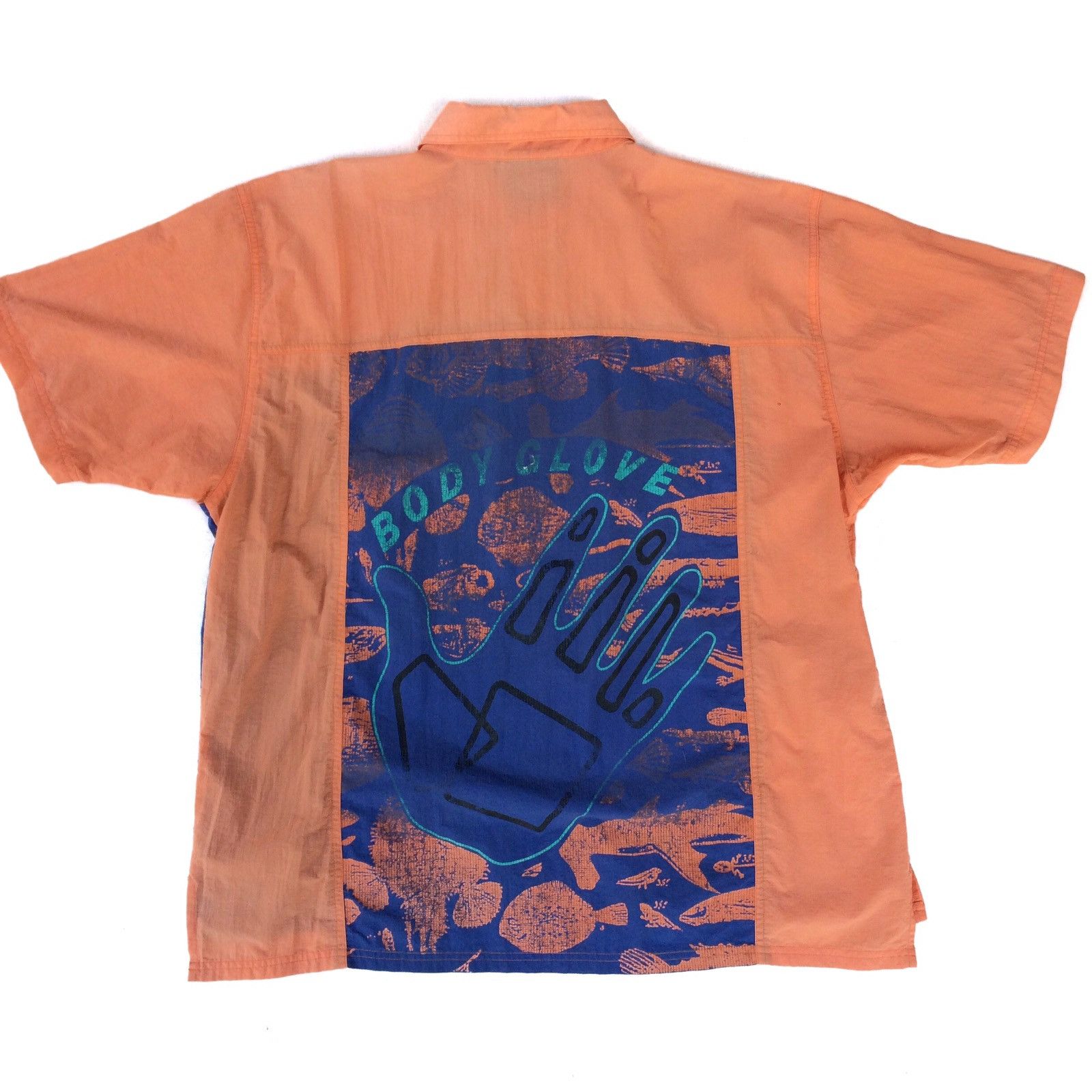Body Glove Vintage Body Glove Spell Out Oversized Shirt Button Up Size US L / EU 52-54 / 3 - 4 Thumbnail