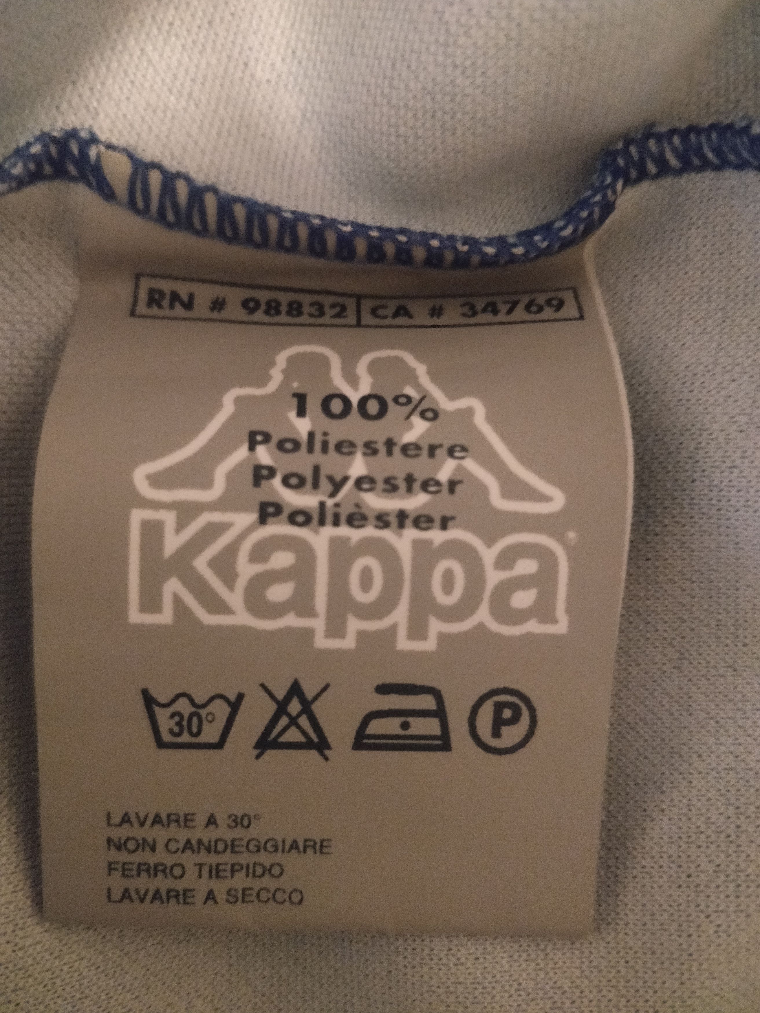 Kappa Italy 1998 Home Jersey Long Sleeve Kappa Size US L / EU 52-54 / 3 - 3 Thumbnail