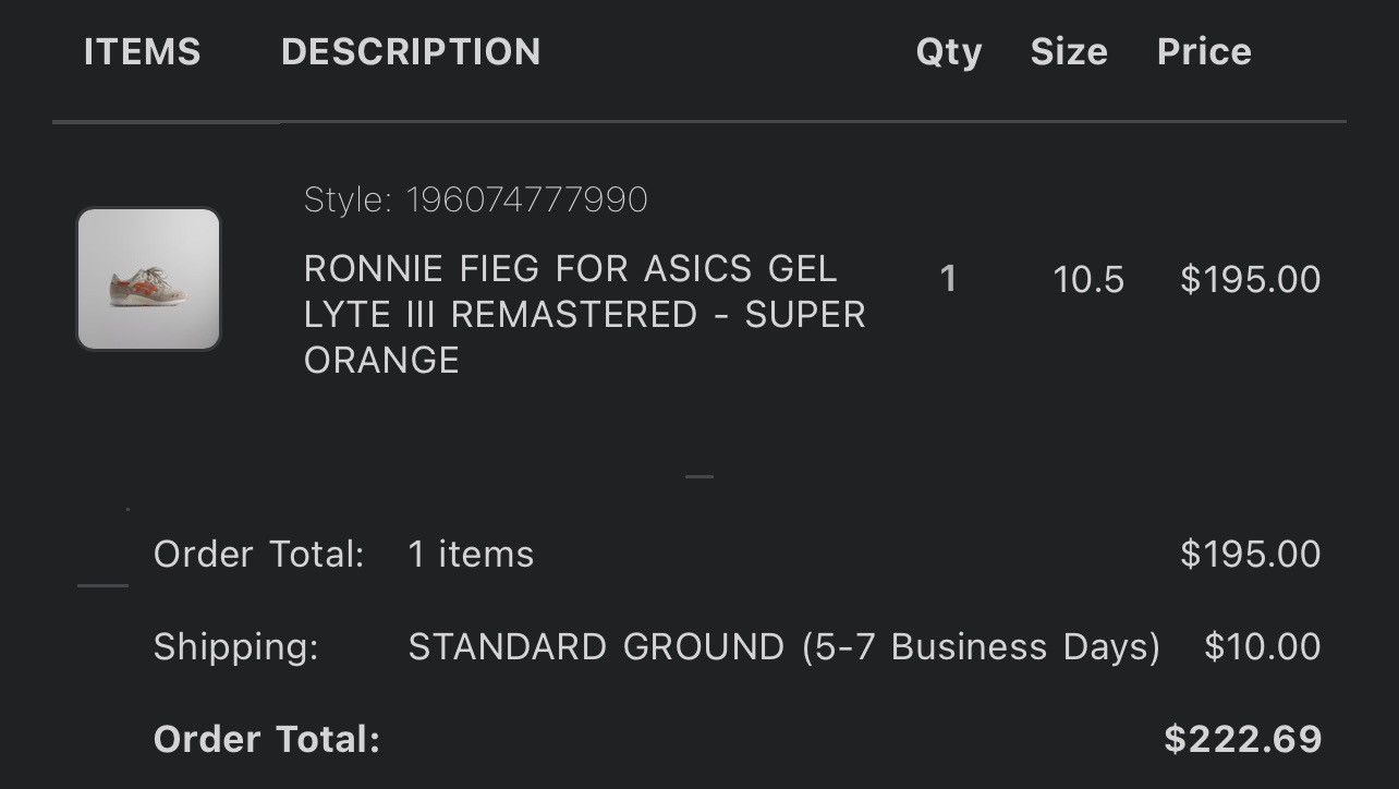 Asics × Kith Ronnie Fieg for Asics Gel Lyte III Remastered Size 10.5 Size US 10.5 / EU 43-44 - 13 Thumbnail