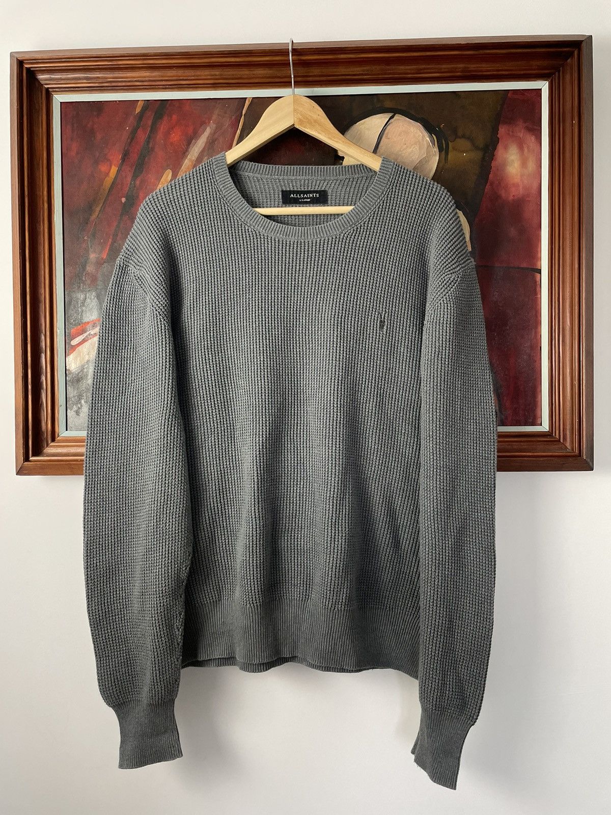 Allsaints Allsaints Karser Crew Ribbed Pullover Sweater Avant Garde Size US L / EU 52-54 / 3 - 1 Thumbnail