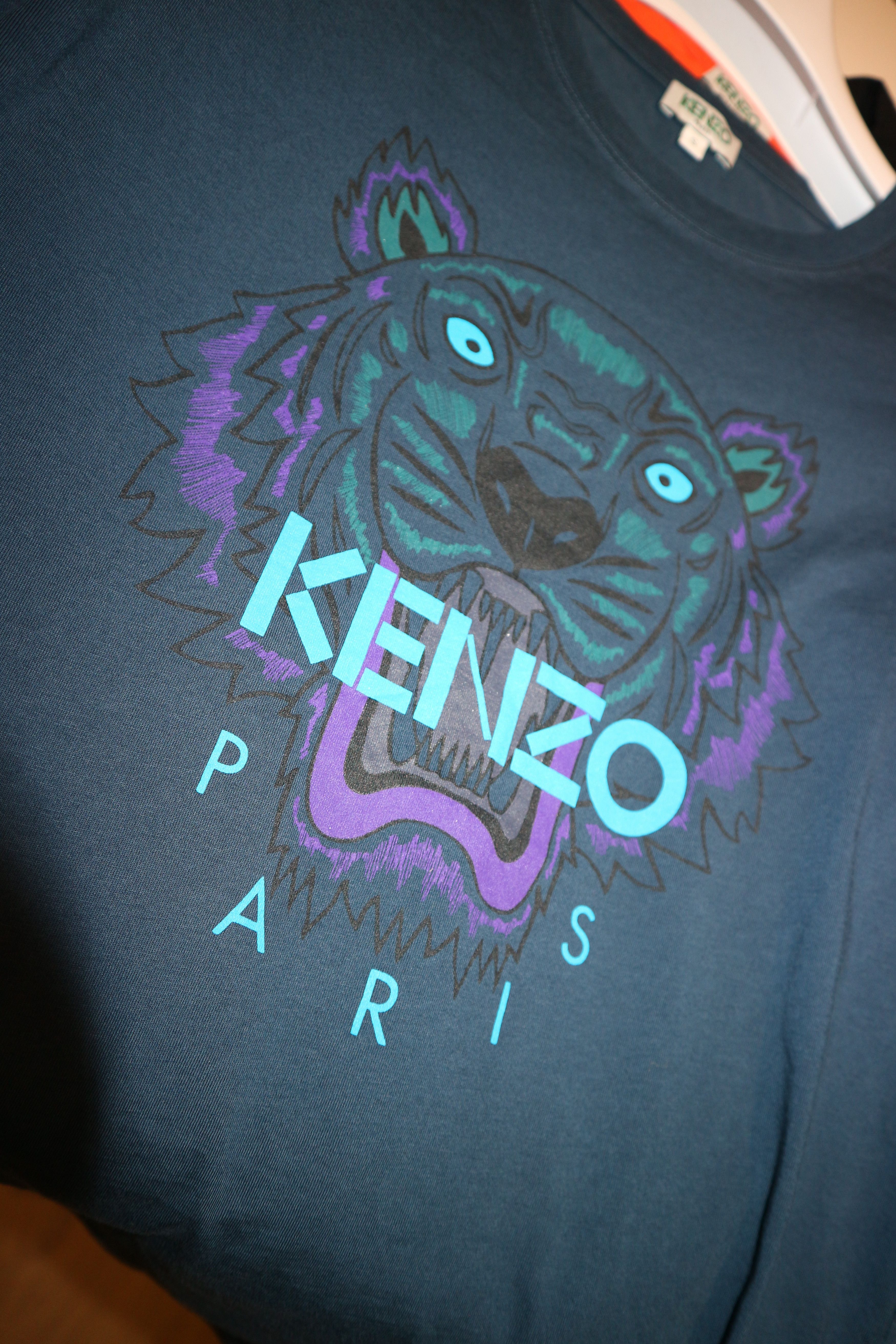 Kenzo tiger print t-shirt Size US S / EU 44-46 / 1 - 7 Thumbnail