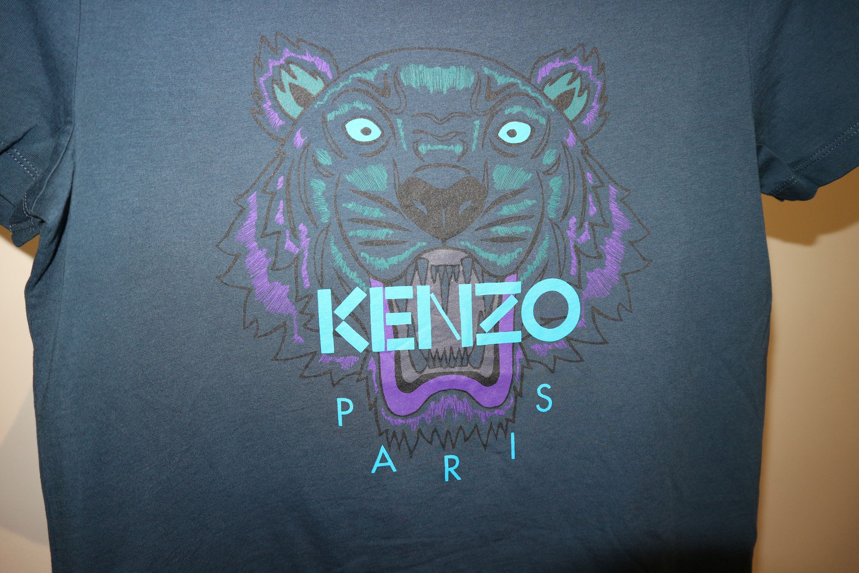 Kenzo tiger print t-shirt Size US S / EU 44-46 / 1 - 2 Thumbnail