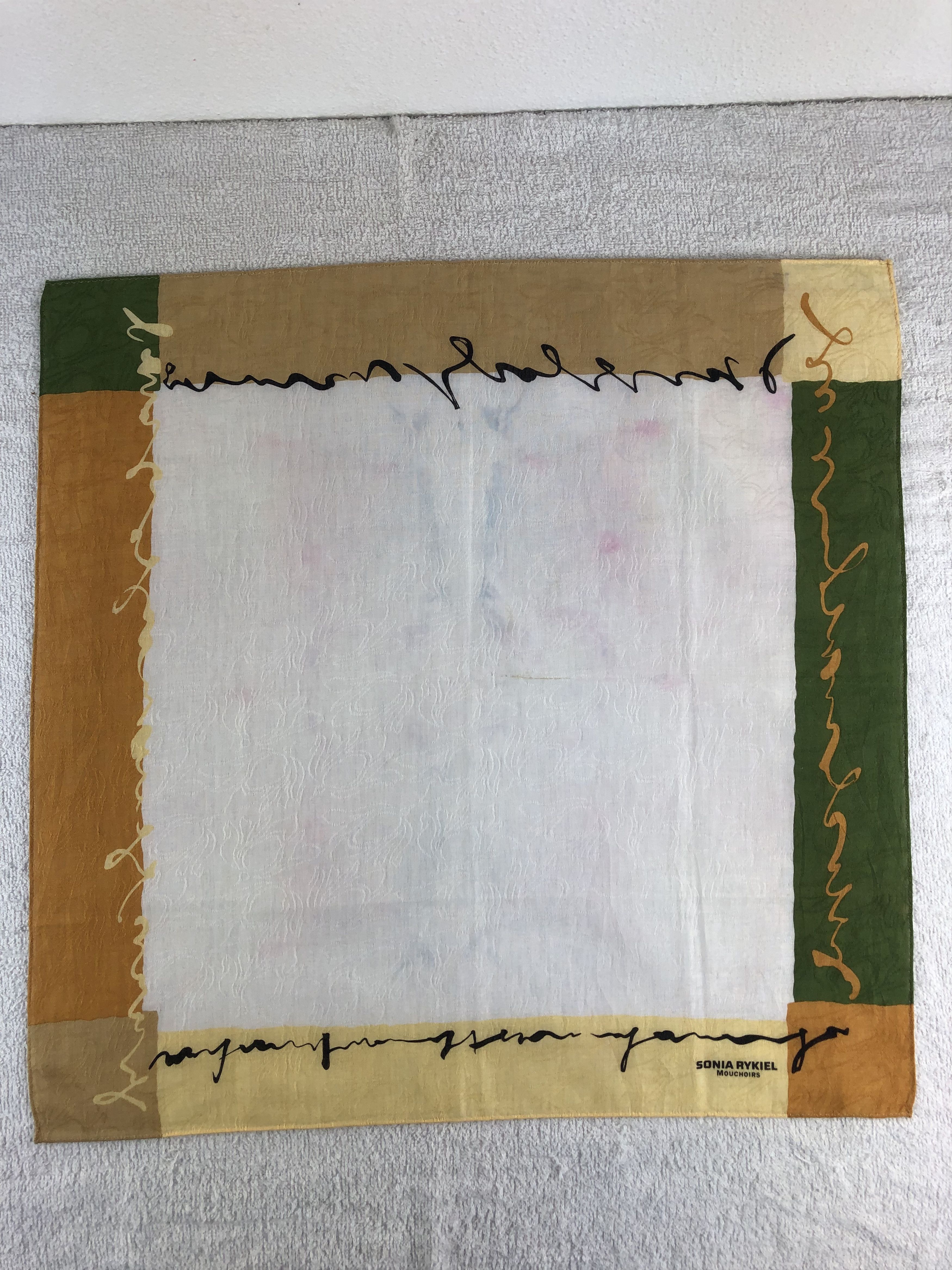 Sonia Rykiel Sonia Rykiel Handkerchief / Bandana / Neckerchief C014 Size ONE SIZE - 3 Thumbnail