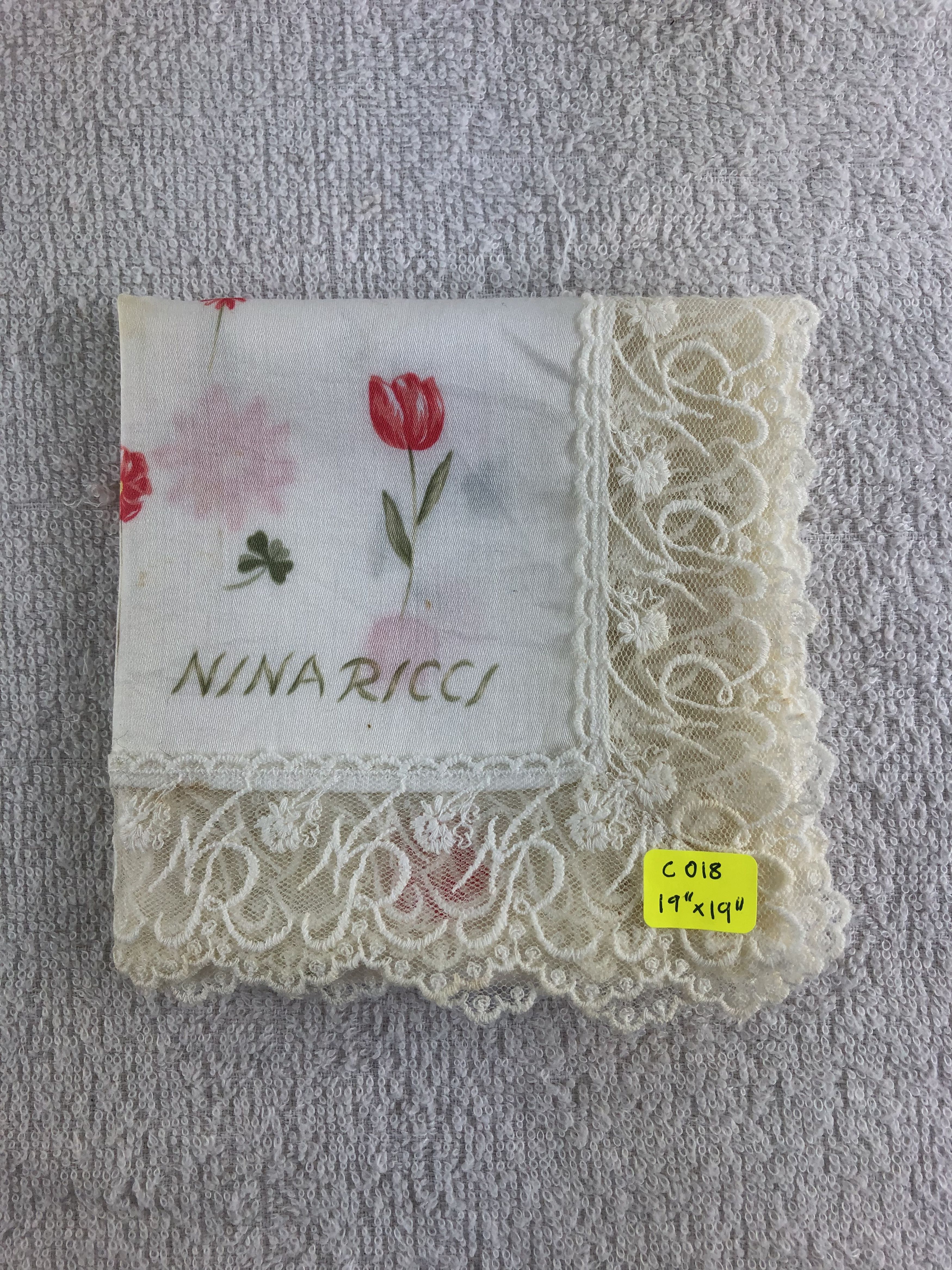Nina Ricci Nina Ricci Handkerchief / Bandana / Neckerchief C018 Size ONE SIZE - 8 Thumbnail
