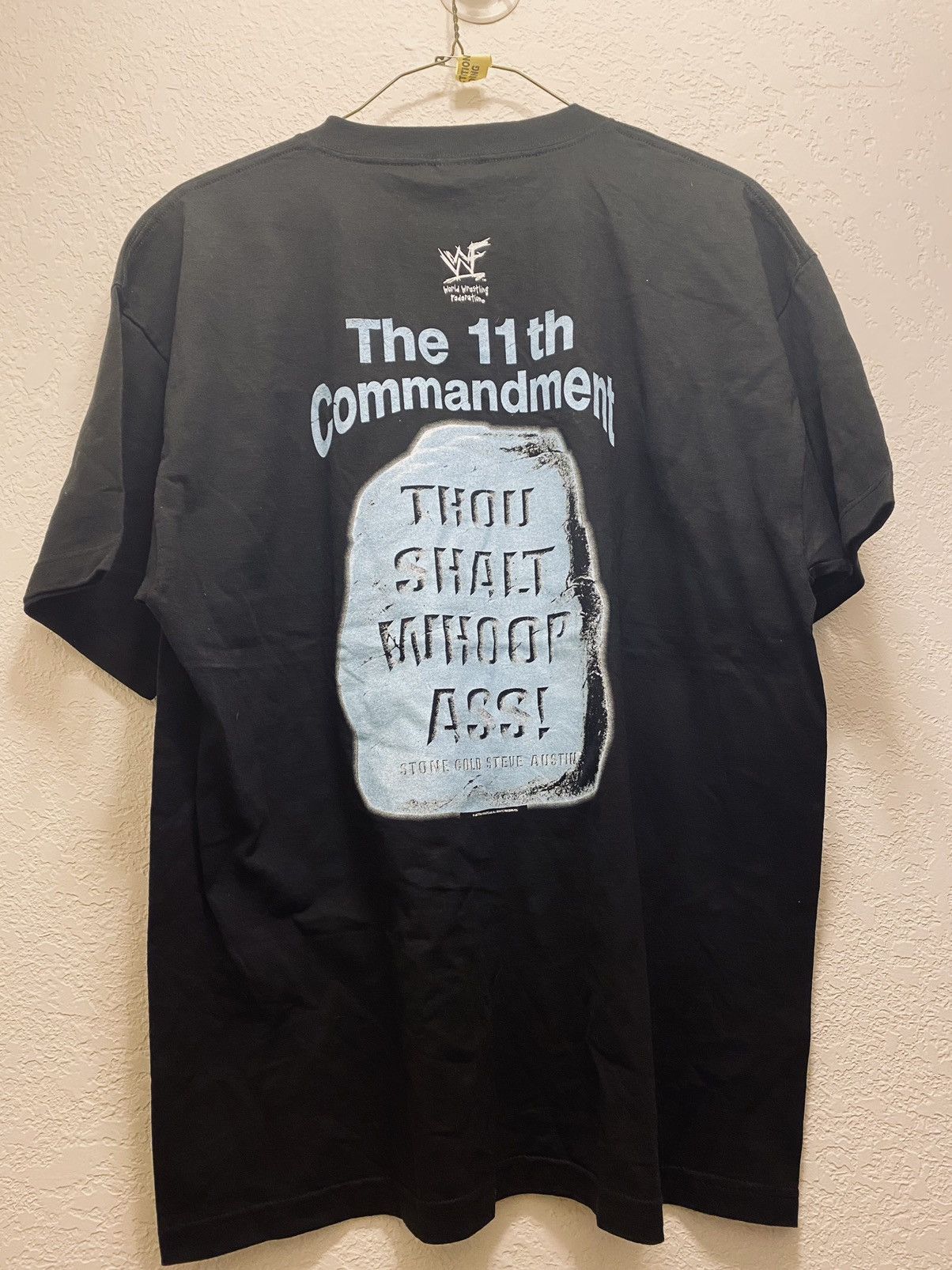 image of Vintage Stone Cold Steve Austin in Black, Men's (Size 2XL)