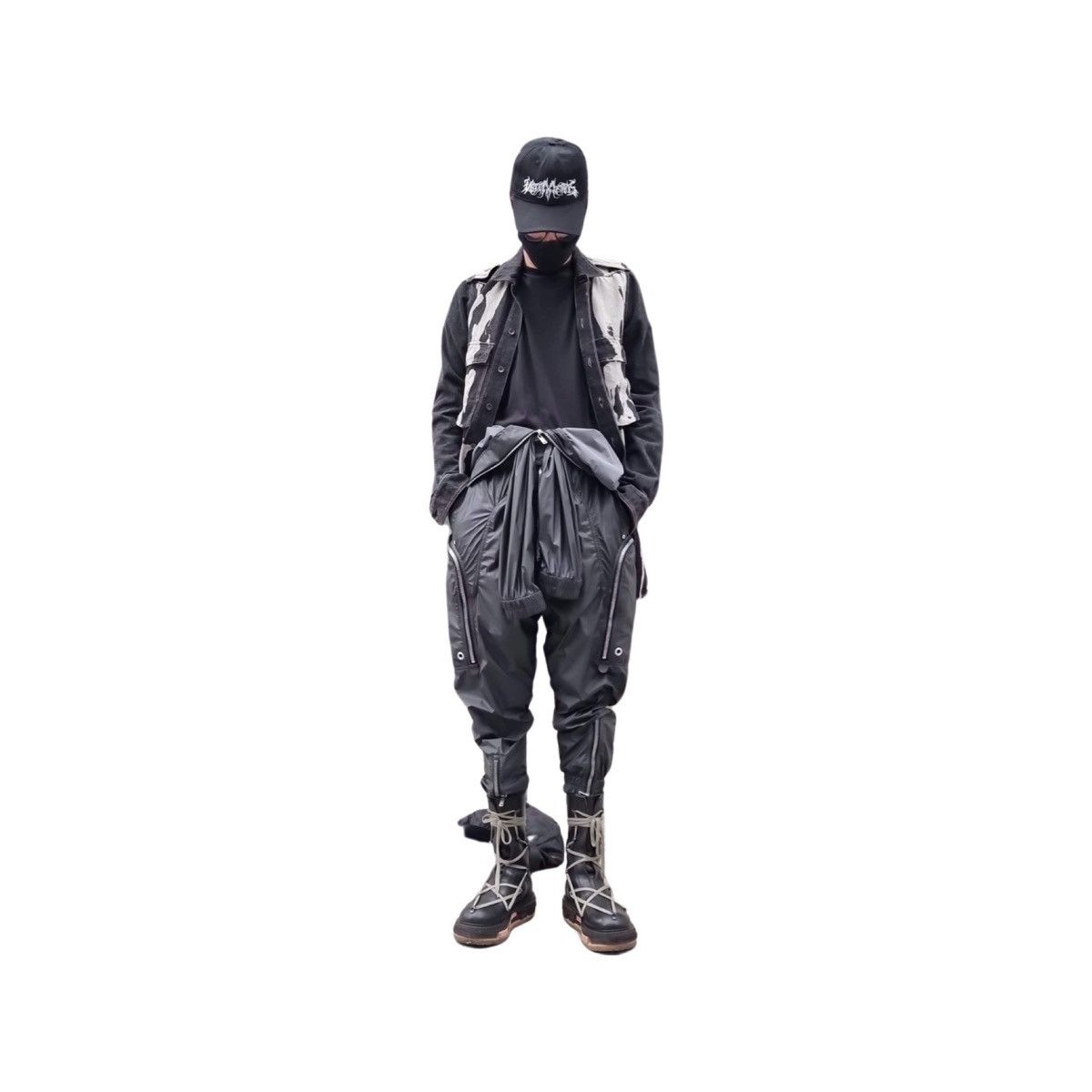 Rick Owens RICK OWENS BLEACHED VOMIT DENIM JACKET Size US S / EU 44-46 / 1 - 8 Thumbnail