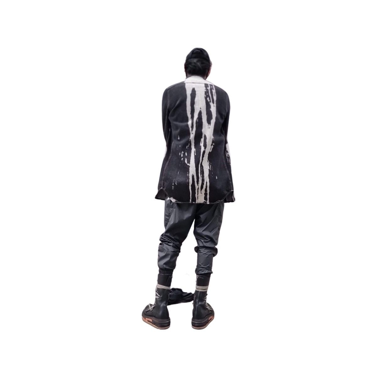 Rick Owens RICK OWENS BLEACHED VOMIT DENIM JACKET Size US S / EU 44-46 / 1 - 7 Thumbnail