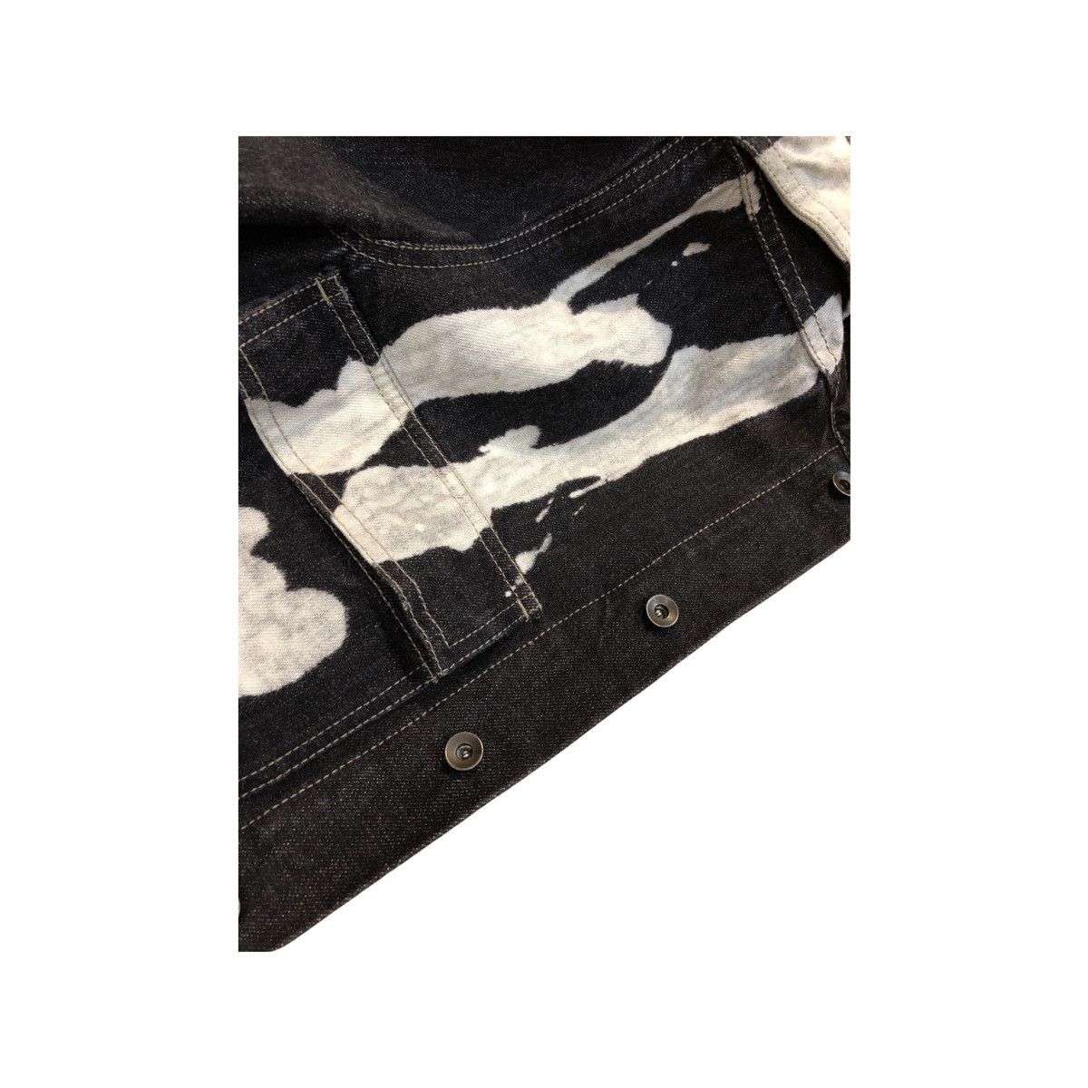 Rick Owens RICK OWENS BLEACHED VOMIT DENIM JACKET Size US S / EU 44-46 / 1 - 5 Thumbnail